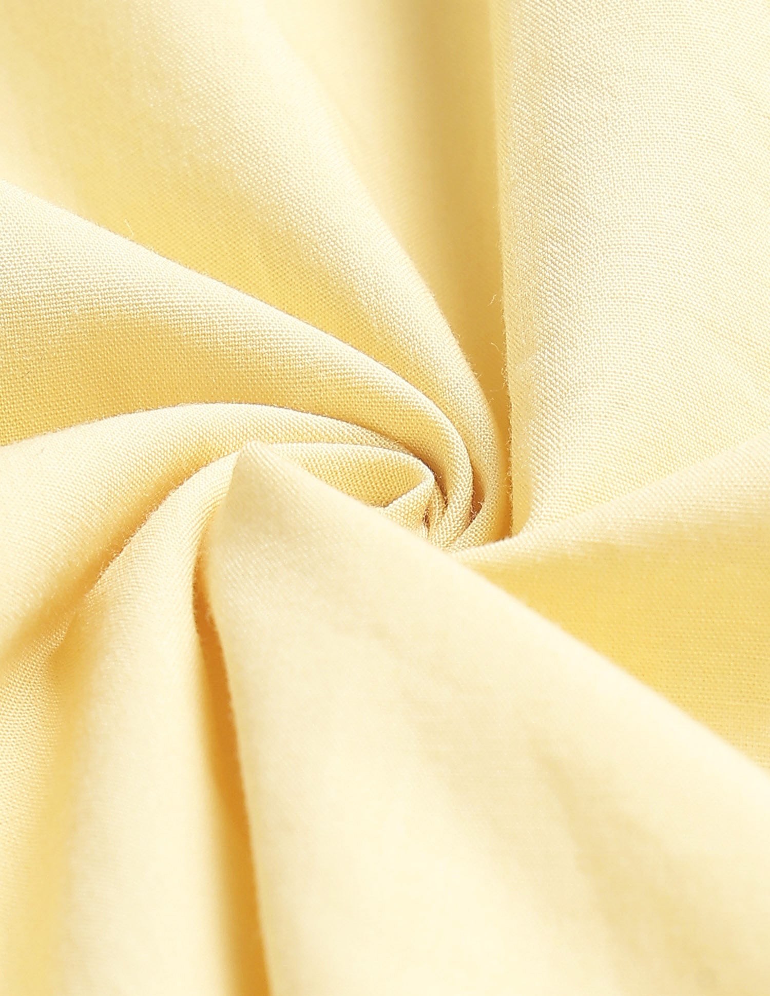 Crochet Solid Relaxed Fit Shirt Light Yellow - U.S. Polo Assn. India | Large