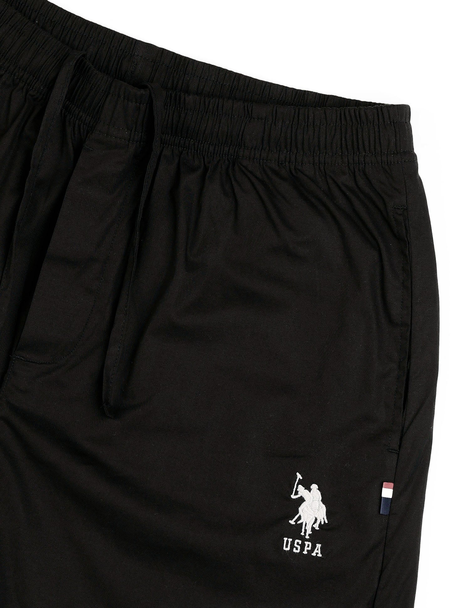 Relaxed Fit Solid LP003 Lounge Pants - Pack Of 1 Black - U.S. POLO ASSN. | Large