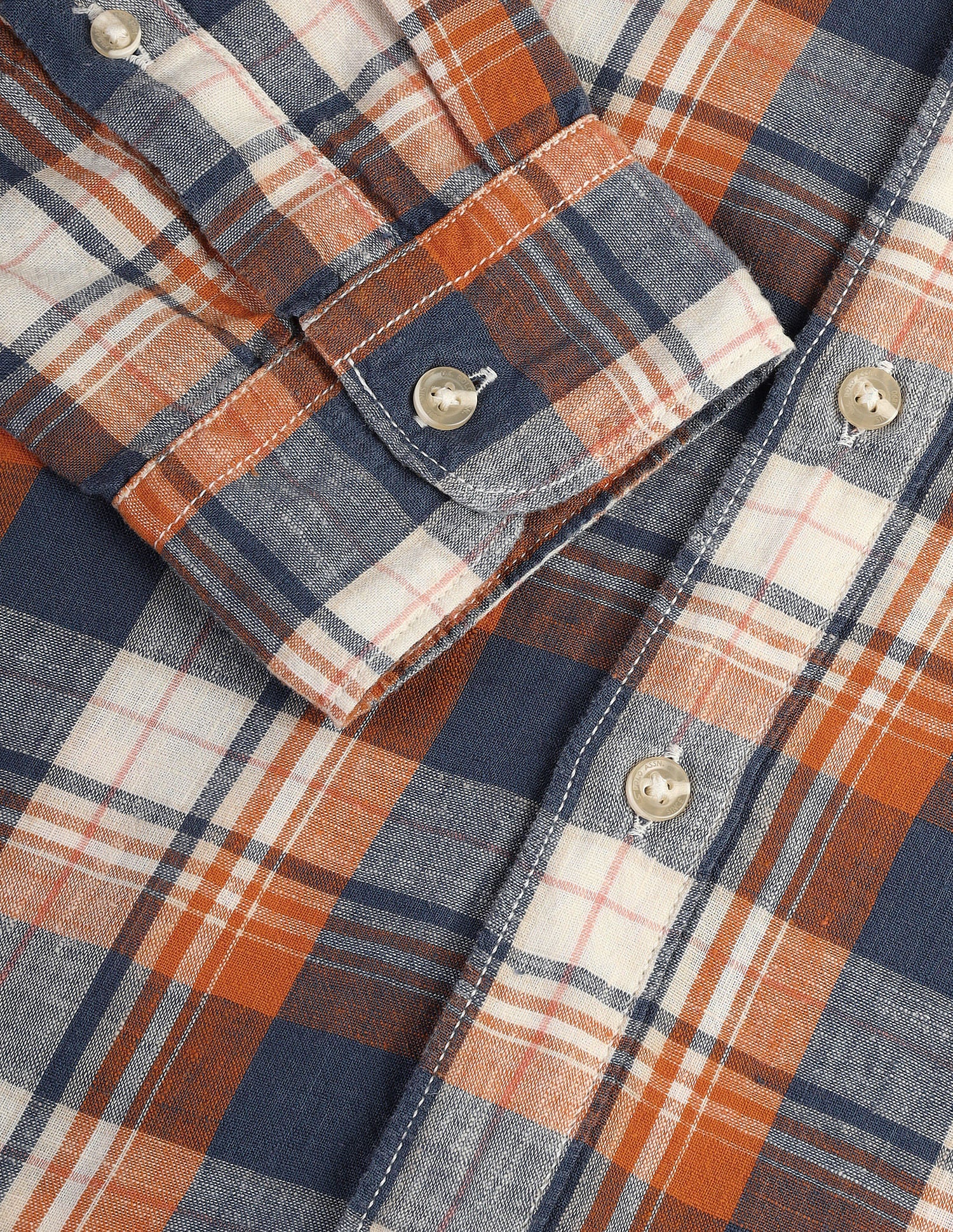 Tartan Check Slim Fit Shirt Rust - U.S. Polo Assn. India | Large