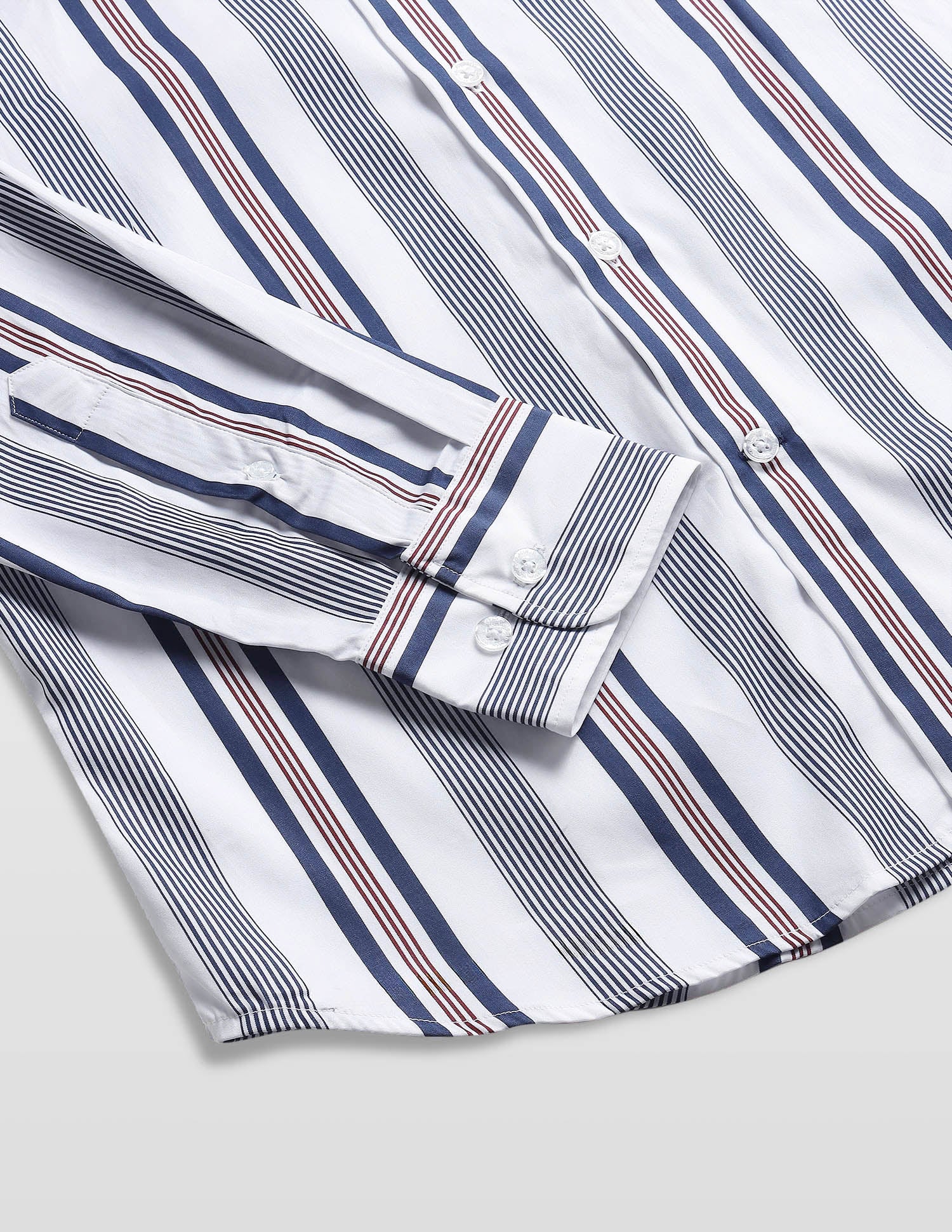 New Port Marina Vertical Striped Shirt Navy - U.S. Polo Assn. India | Large