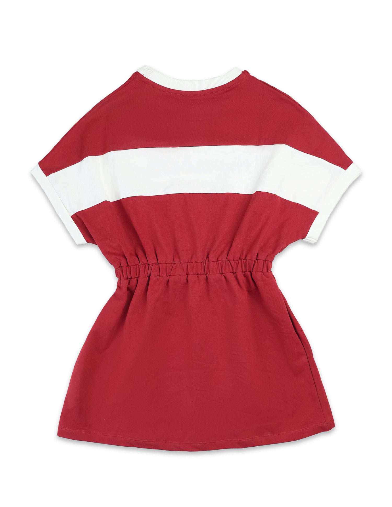 Girls Brand Embroidered A-Line Dress Red - U.S. POLO ASSN. | Large