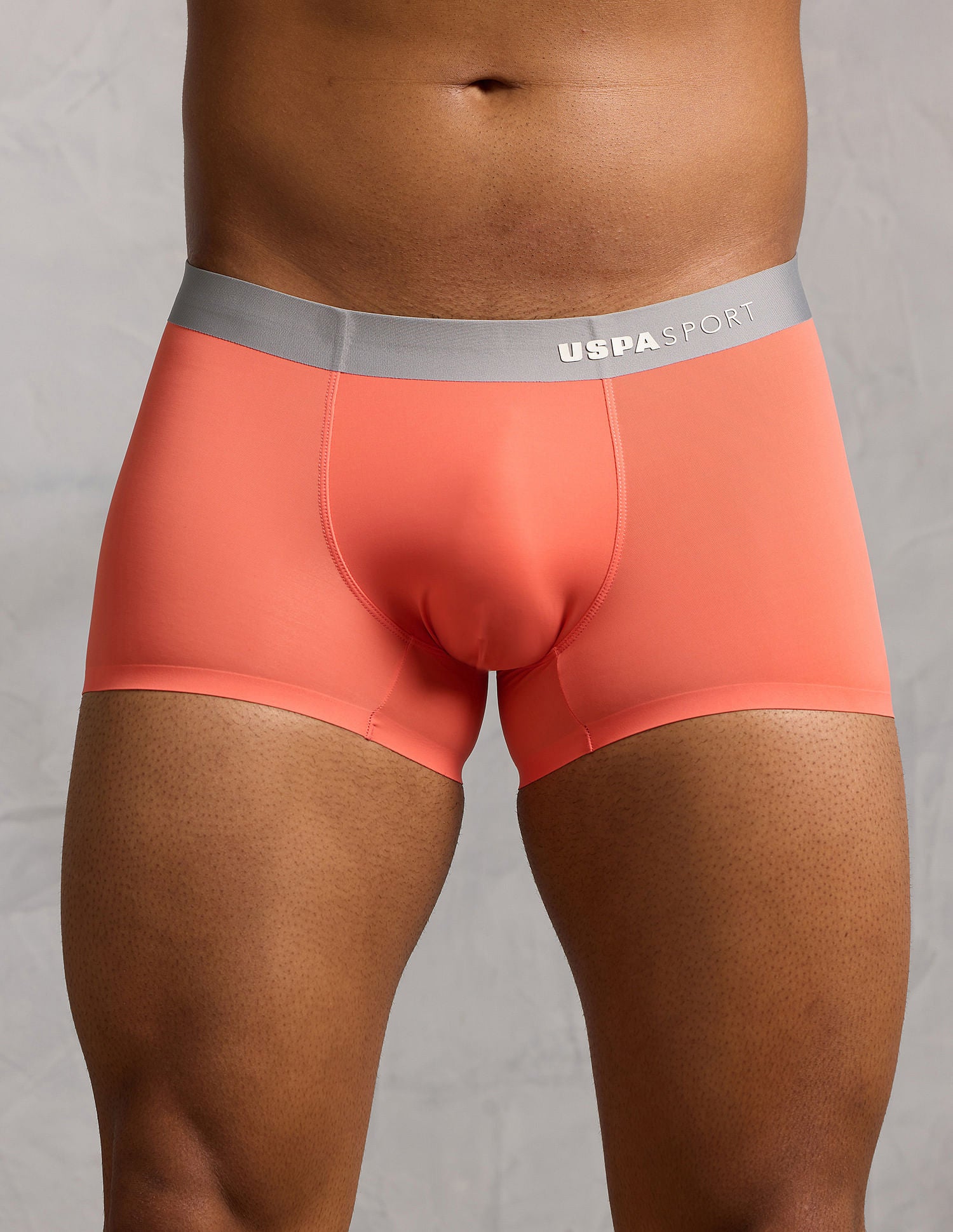 Micro Fibre Seamless Ultra-Light Trunk Orange - U.S. POLO ASSN. | Large