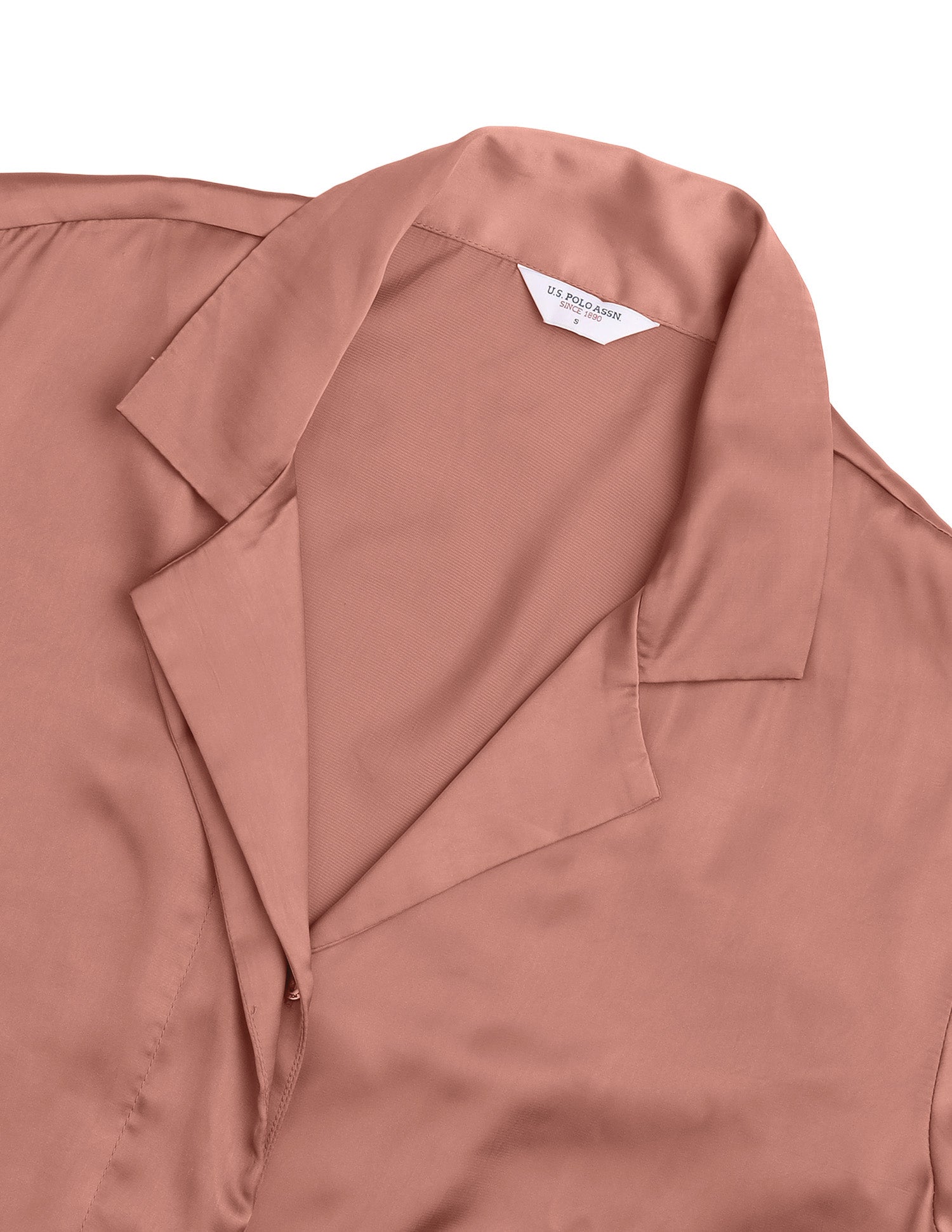 Solid Relaxed Fit Shirt Light Brown - U.S. Polo Assn. India | Large