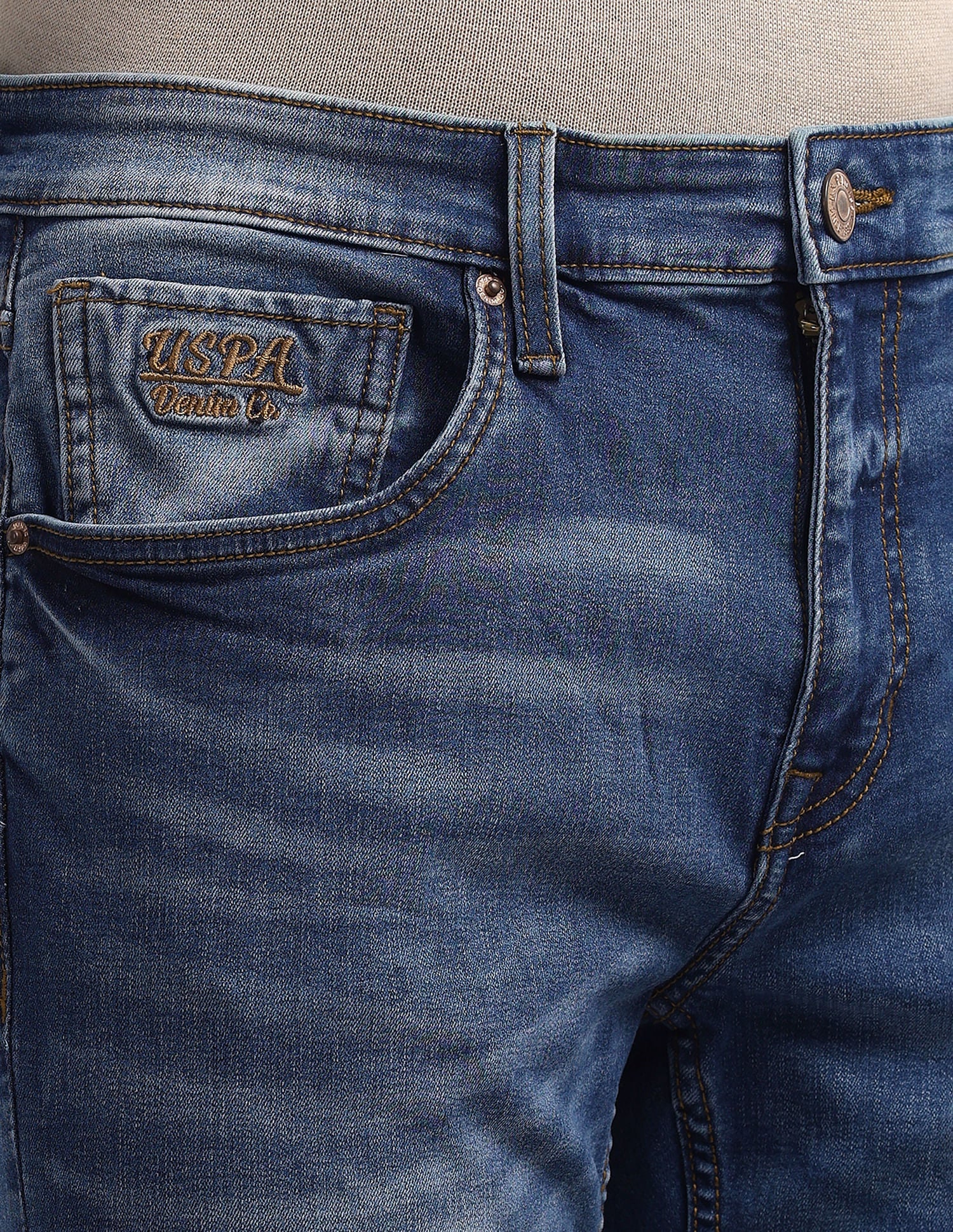 Brandon Slim Fit Jeans Blue - U.S. Polo Assn. India | Large