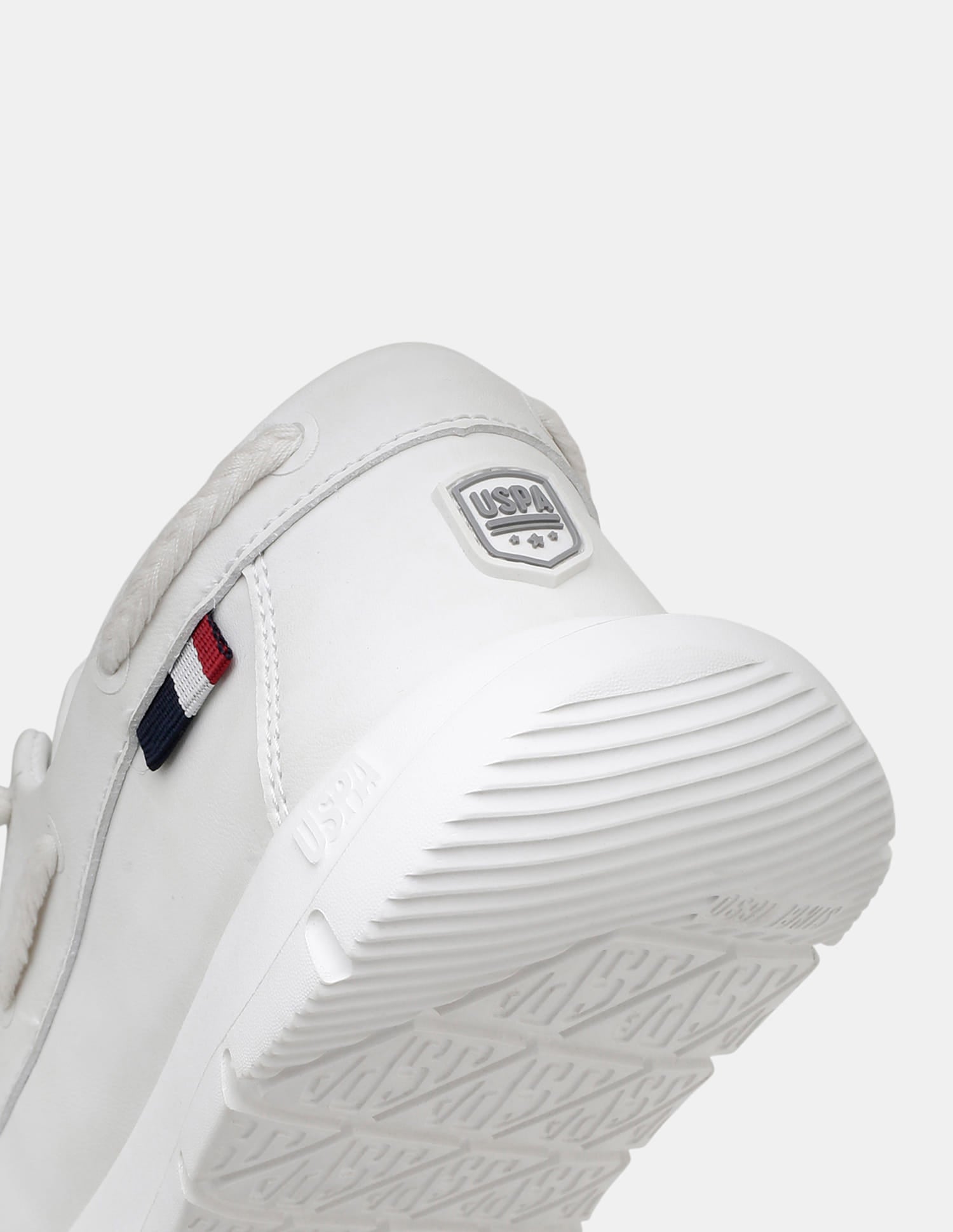 Round Toe Slip Ons Auston Sneakers White - U.S. Polo Assn. India | Large