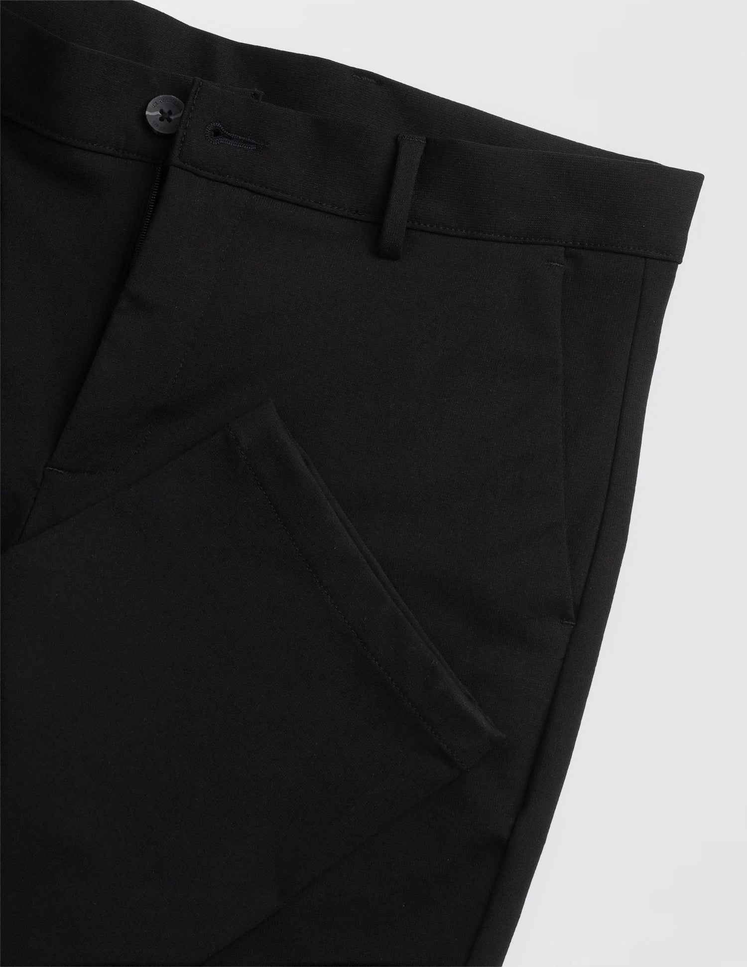 Denver Slim Fit Mid Rise Trousers Black - U.S. Polo Assn. India | Large
