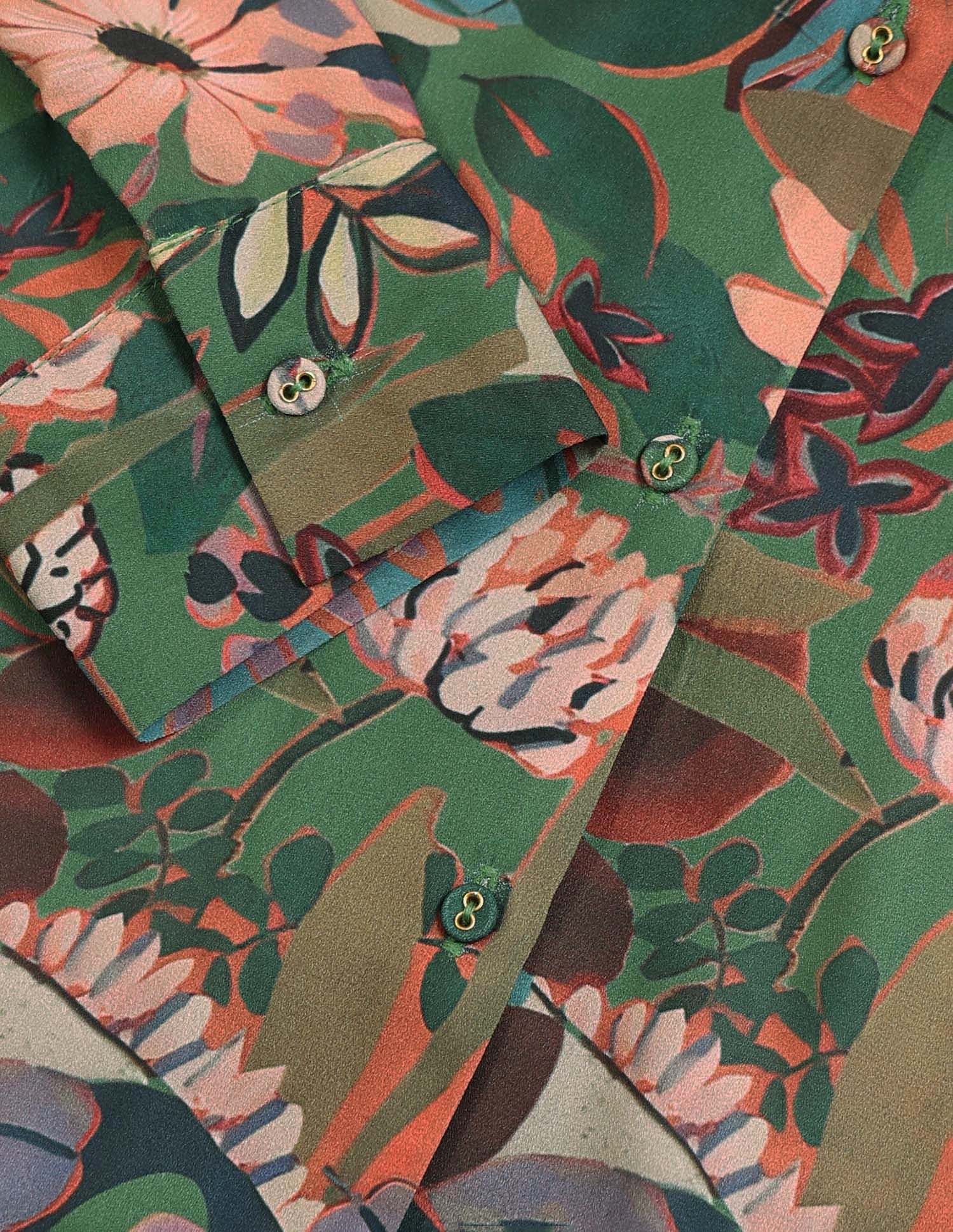 Regular Fit Floral Printed Shirt Multi-colour - U.S. POLO ASSN. | Large