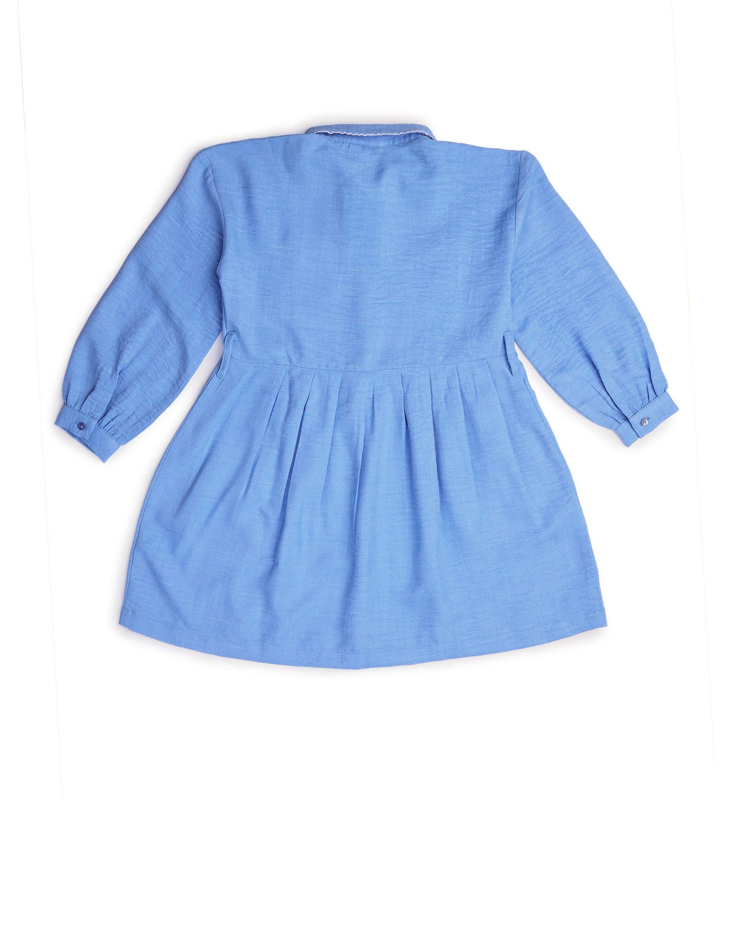 Girls Solid Shirt Dress Blue - U.S. POLO ASSN. | Large