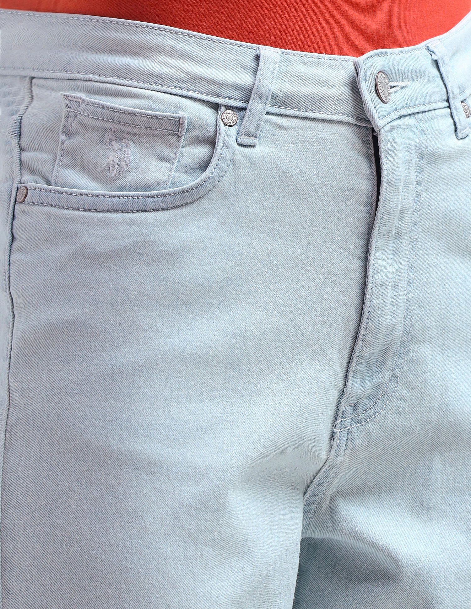 High Rise Mom Fit Jeans Blue - U.S. Polo Assn. India | Large