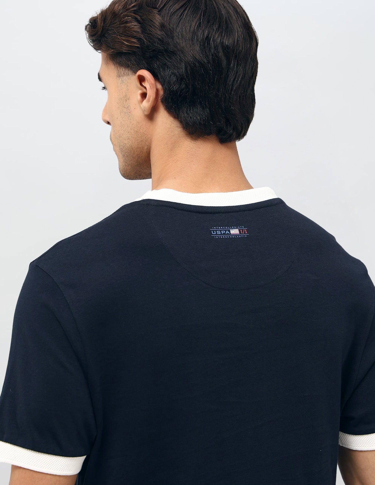 Graphic Brand Printed Regular Fit T-Shirt Navy - U.S. POLO ASSN. | Large