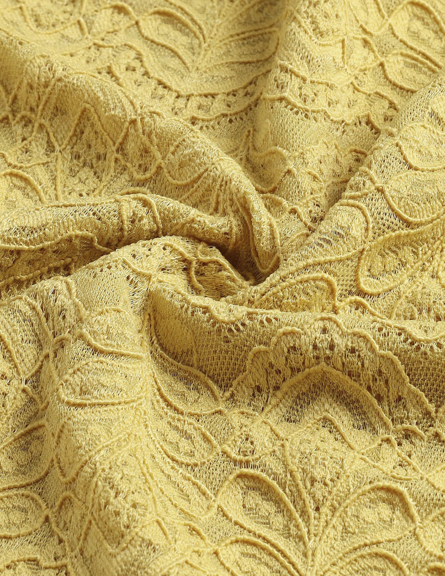 All Over Floral Lace Relaxed Fit Polo Shirt Yellow - U.S. Polo Assn. India | Large