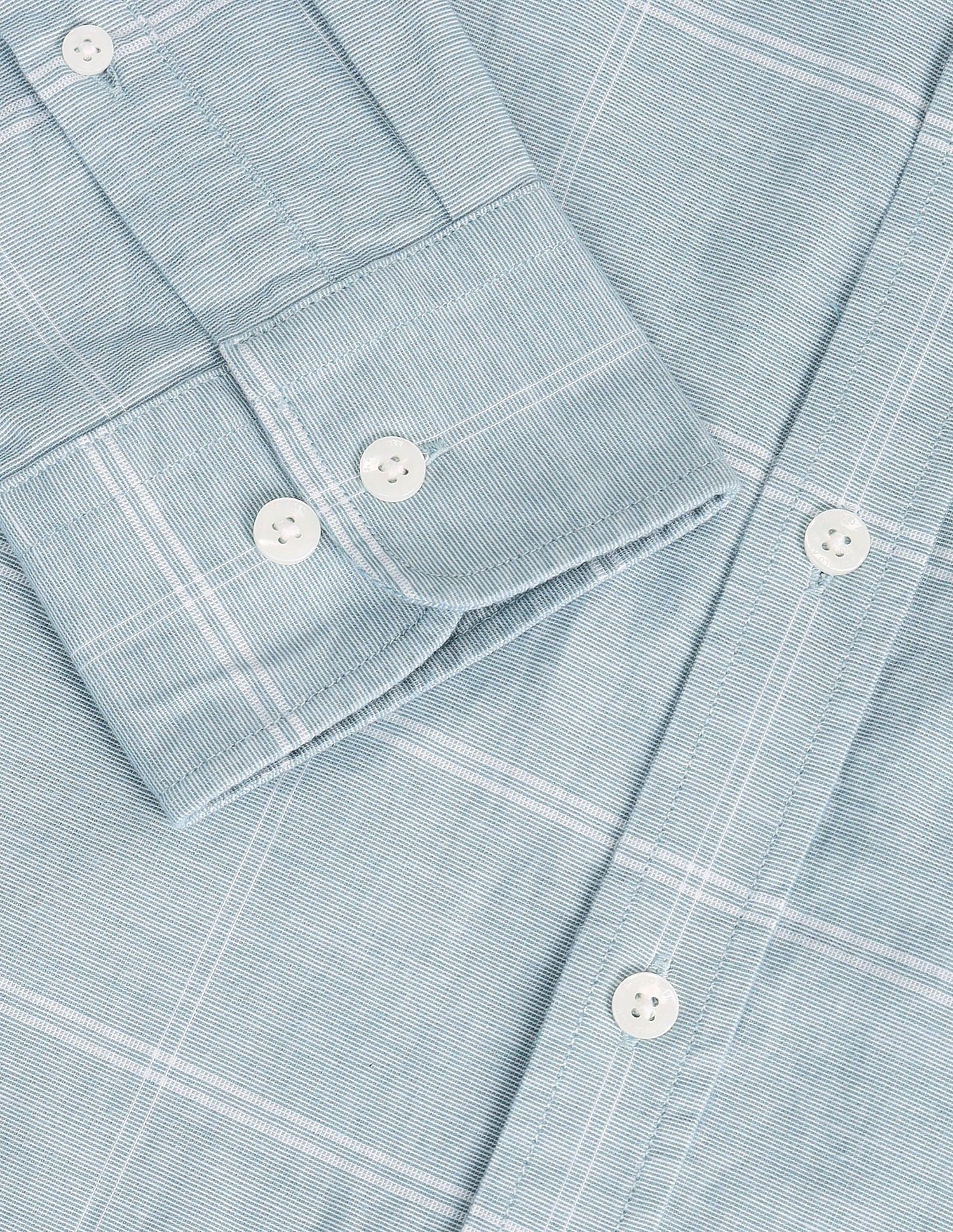 Tailored Fit Checked Shirt Blue - U.S. Polo Assn. India | Large