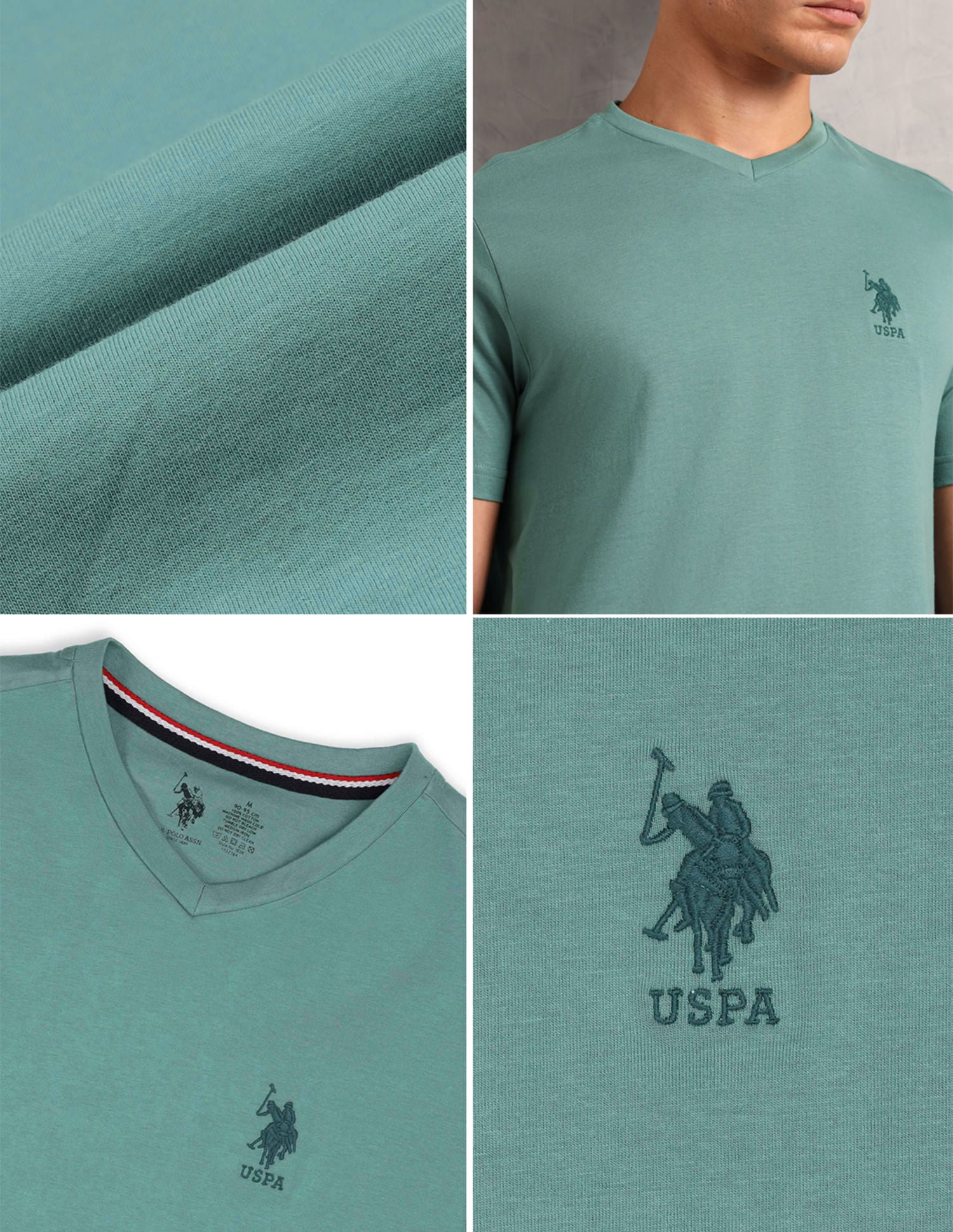 Breathable Comfort Fit I638 Lounge T-Shirt - Pack Of 1 Sage Green - U.S. POLO ASSN. | Large