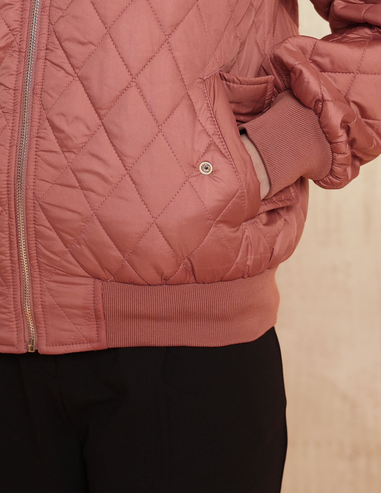 Solid Bomber Jacket Brown - U.S. POLO ASSN. | Large