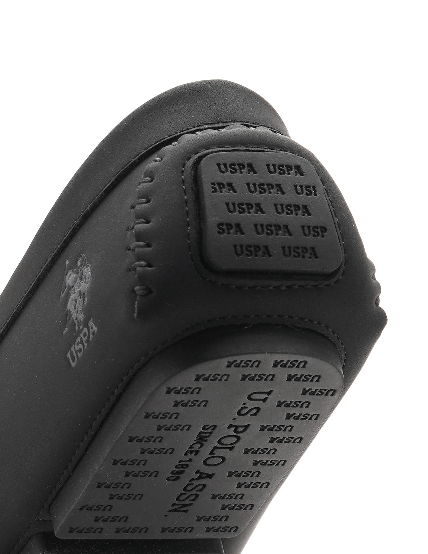 Men Teno Textured Loafer Black - U.S. Polo Assn. India | Large