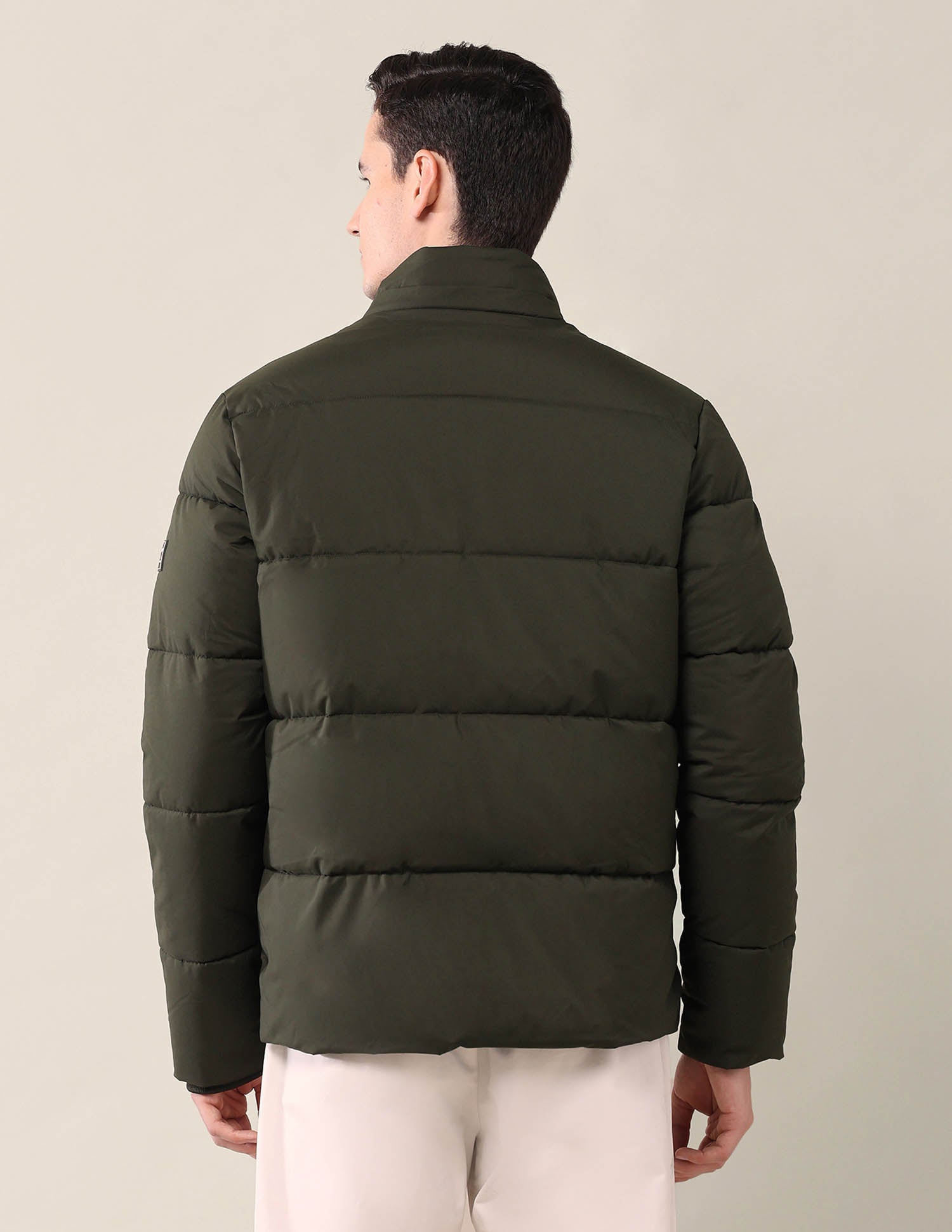 Hooded Regular Fit Puffer Jacket Dark Olive - U.S. POLO ASSN. | Large