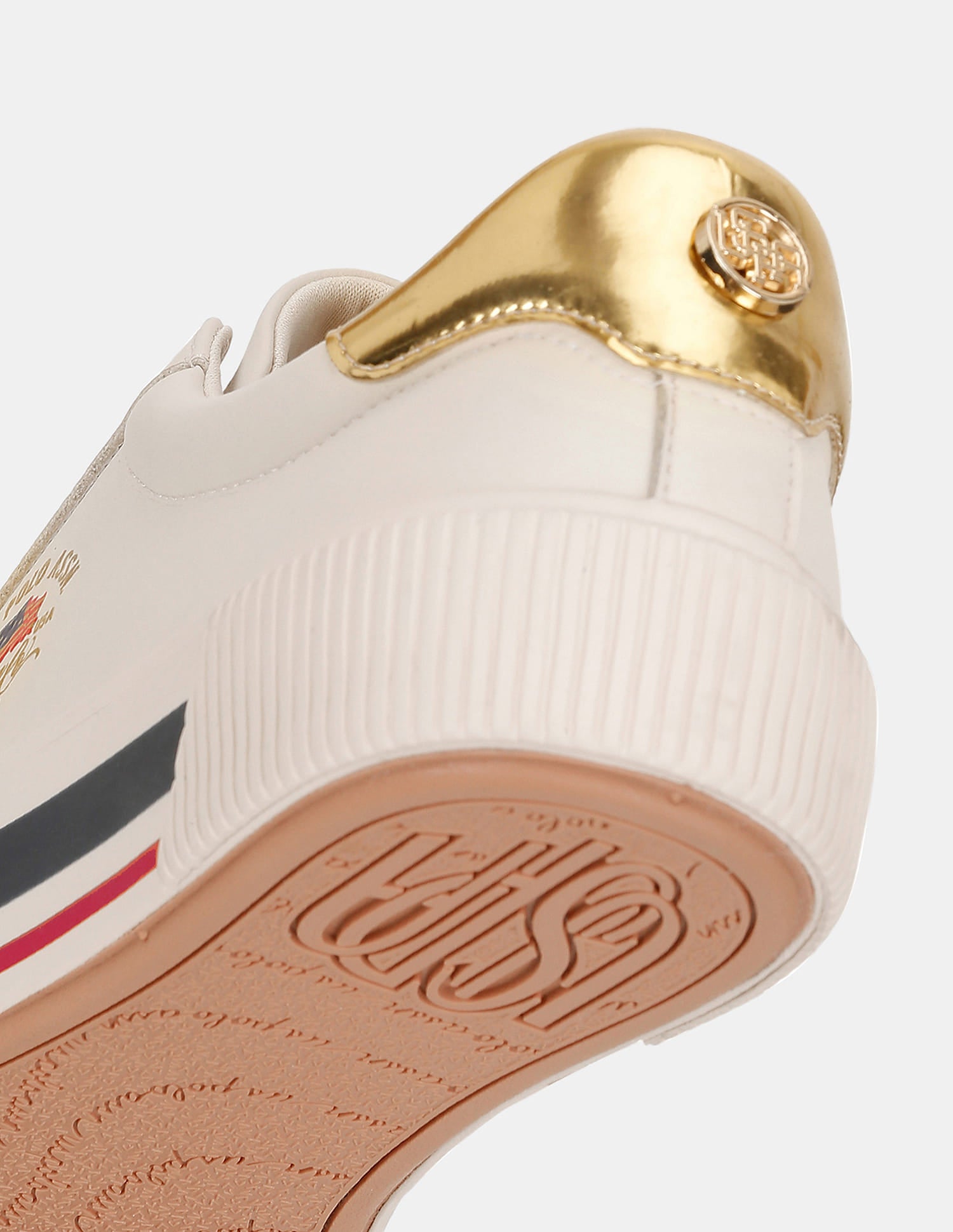 Lizzie 3.0 Nude Chunky Sneaker Shoes Nude - U.S. Polo Assn. India | Large
