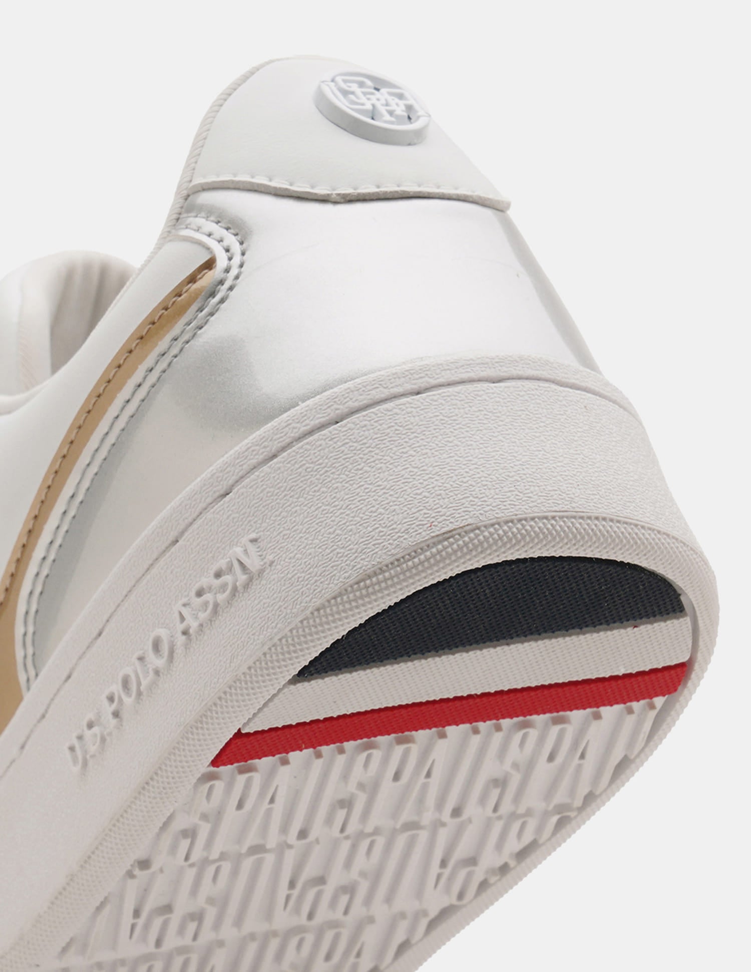 Women Sophie 2.0 Metallic Sneakers Off White - U.S. Polo Assn. India | Large