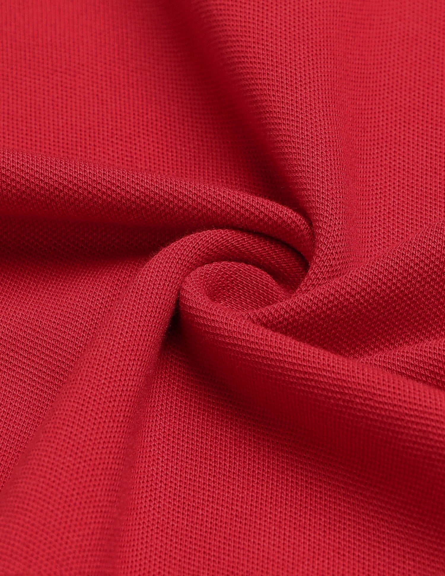 Regular Fit Solid Polo Shirt Red - U.S. Polo Assn. India | Large