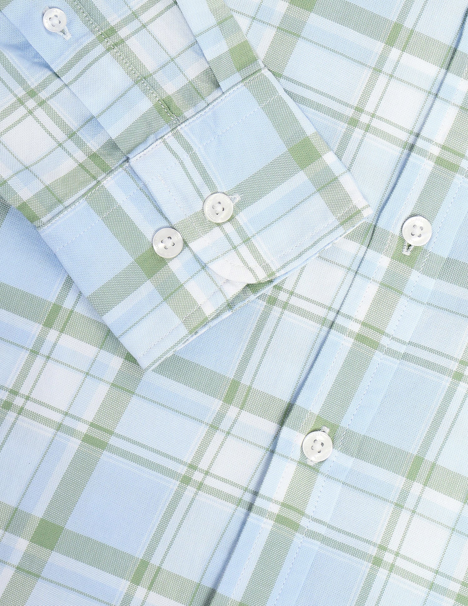 Tailored Fit Tartan Checked Shirt Green - U.S. Polo Assn. India | Large