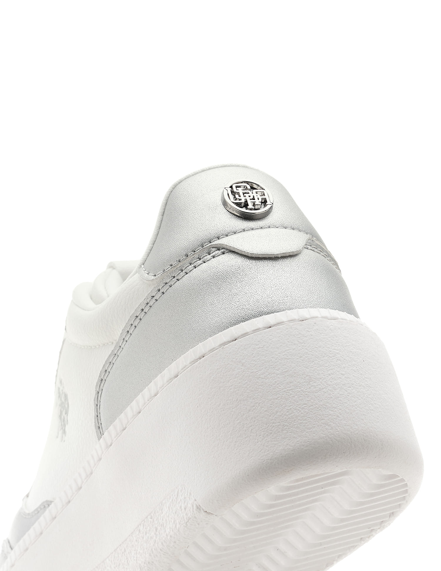 Leontina White Chunky Sneaker Shoes White - U.S. Polo Assn. India | Large