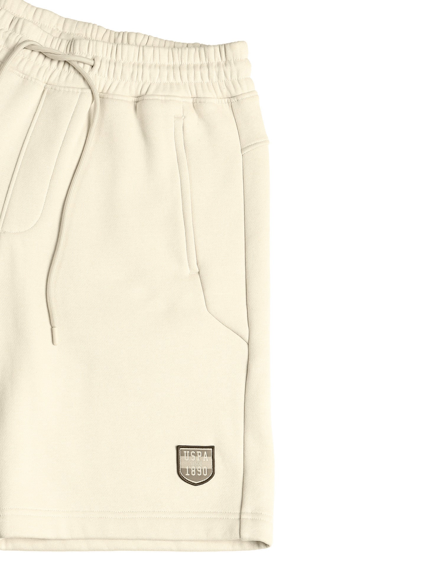 Cotton Fleece OES09 Lounge Shorts - Pack Of 1 Light Grey - U.S. Polo Assn. India | Large