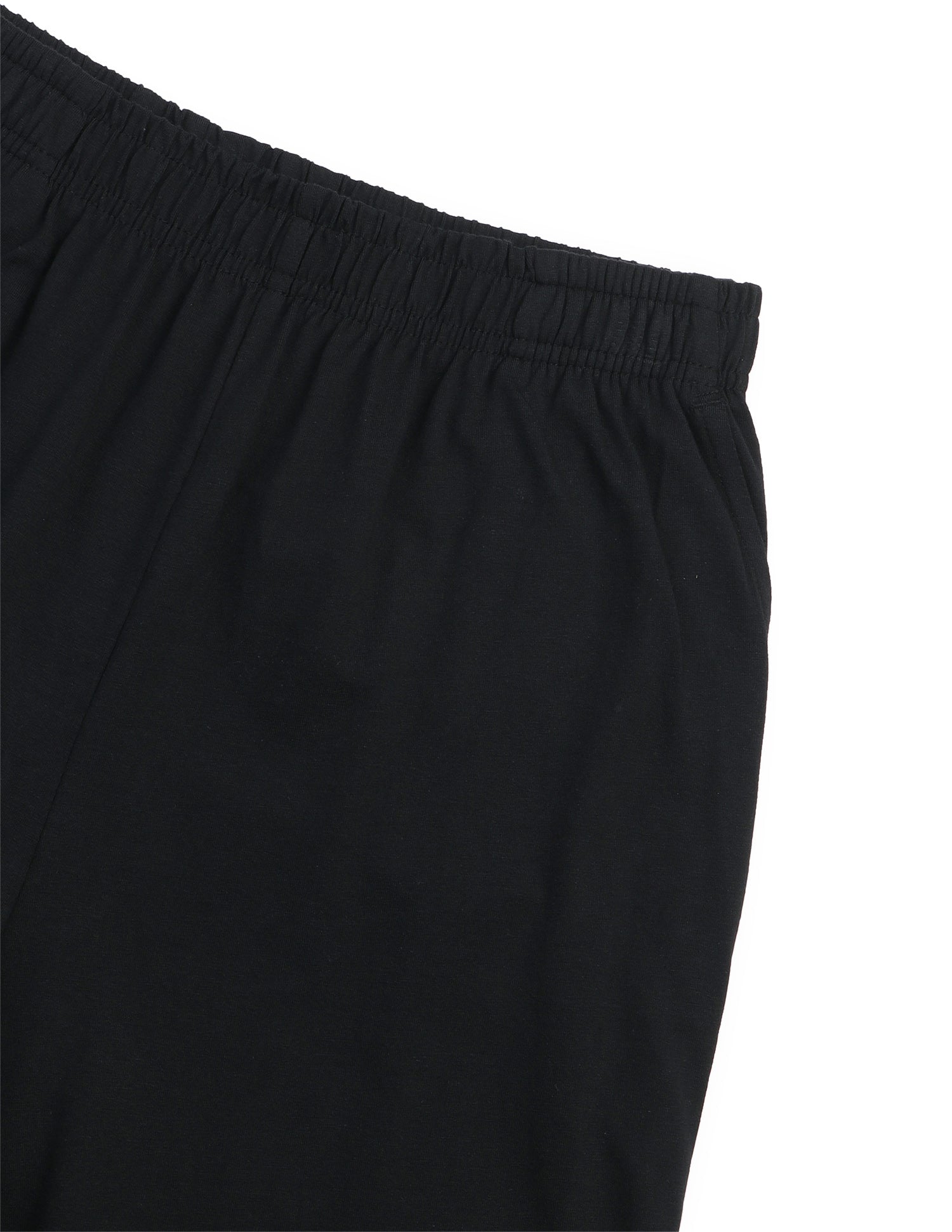 Boxy Fit T-Shirt With Wide Leg Track Pants Black - U.S. Polo Assn. India | Large