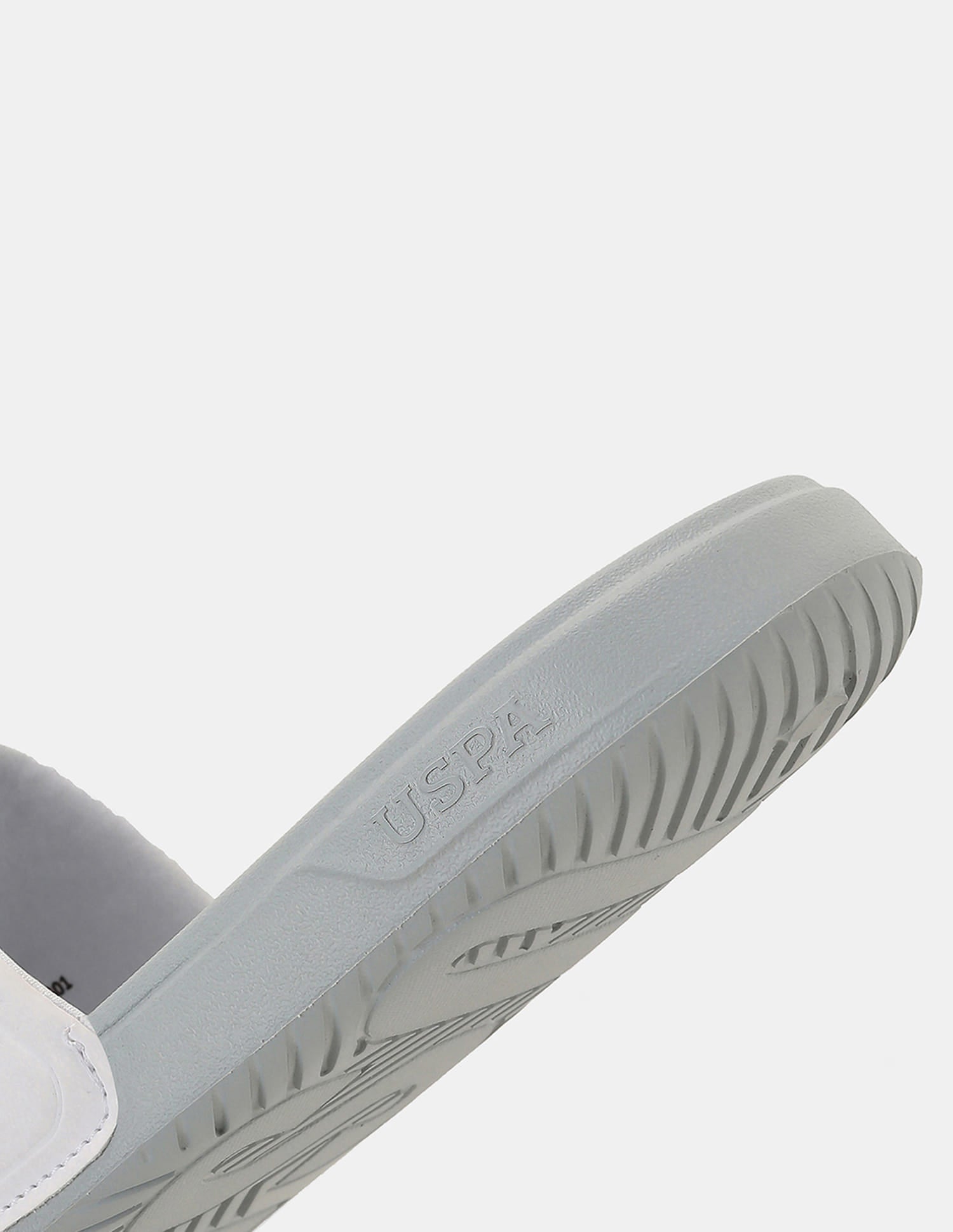 Men Eva Axer Slippers Light Grey - U.S. Polo Assn. India | Large
