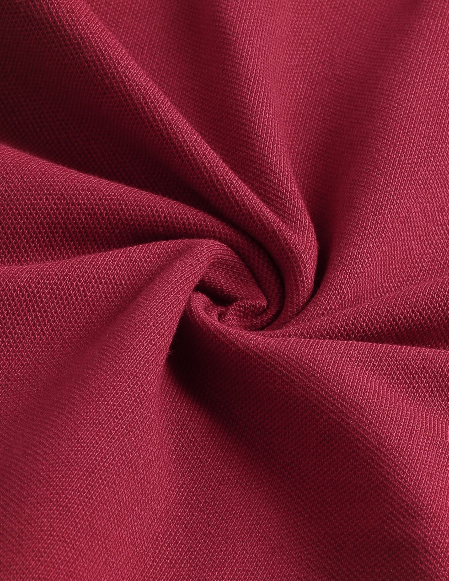 Solid Relaxed Fit Polo Shirt Dark Red - U.S. Polo Assn. India | Large