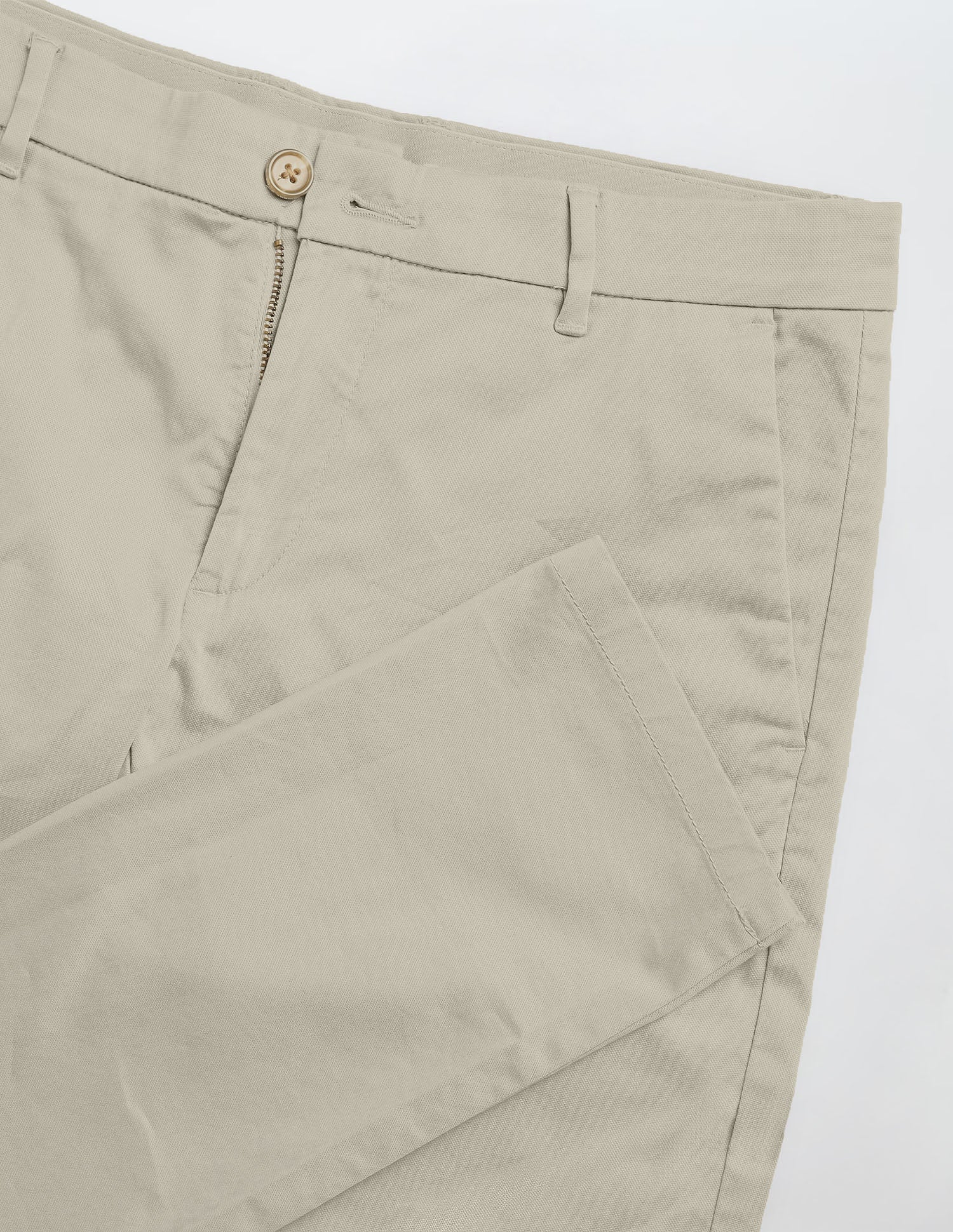 Austin Slim Fit Dobby Trousers Khaki - U.S. Polo Assn. India | Large