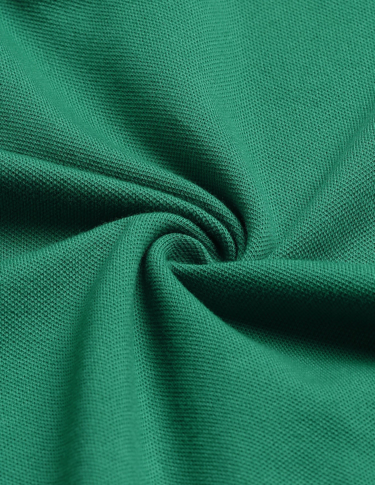 Regular Fit Solid Polo Shirt Green - U.S. Polo Assn. India | Large