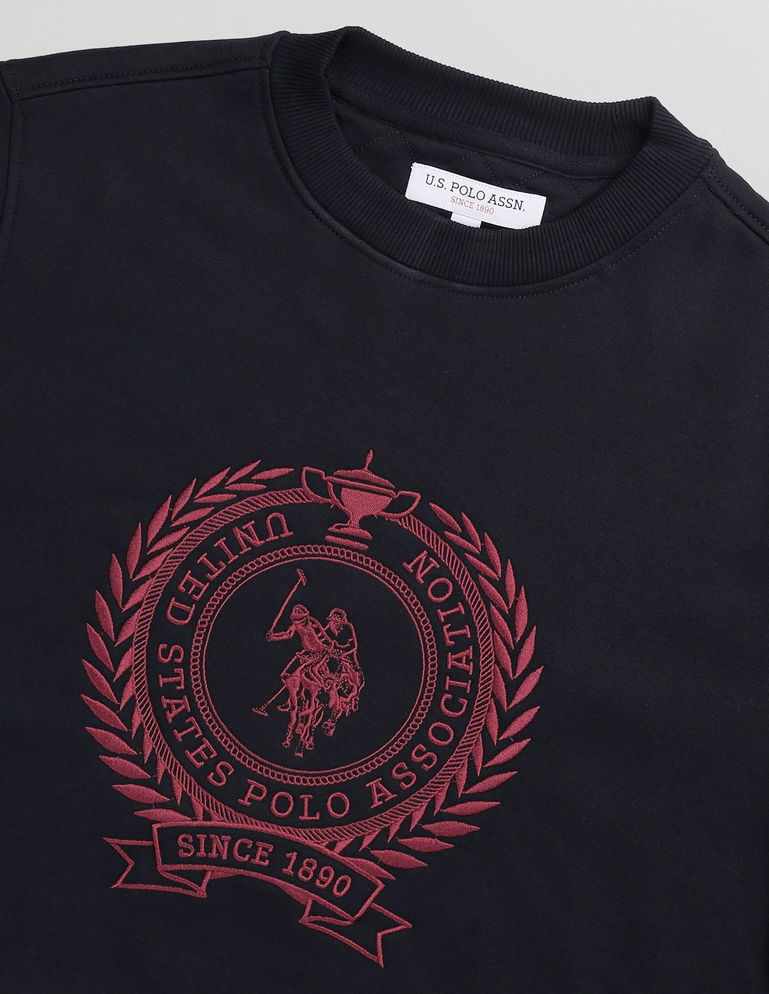 Graphic Brand Embroidered Sweatshirt Navy - U.S. POLO ASSN. | Large