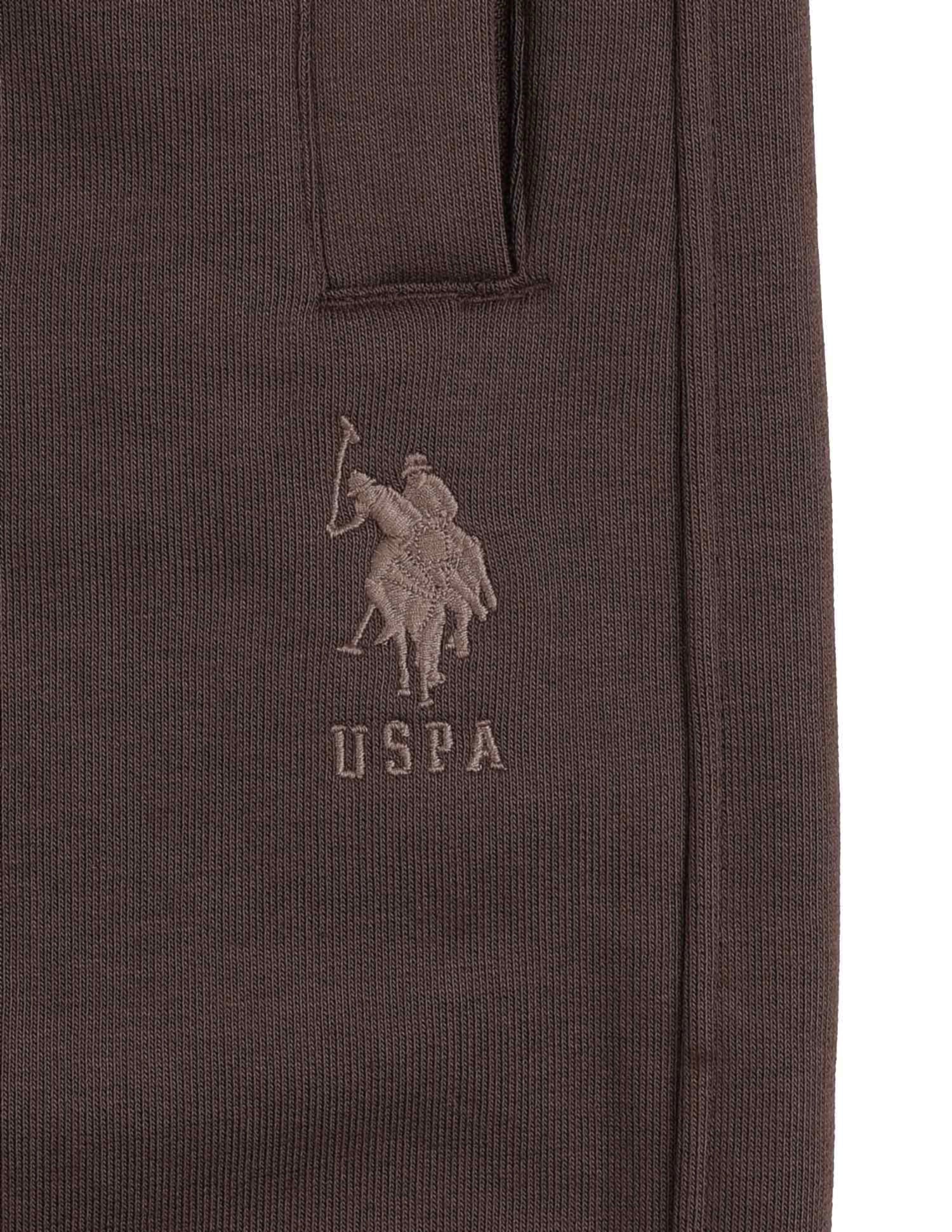 Mid Rise Fleece OR007 Lounge Pants - Pack Of 1 Brown Tint - U.S. POLO ASSN. | Large