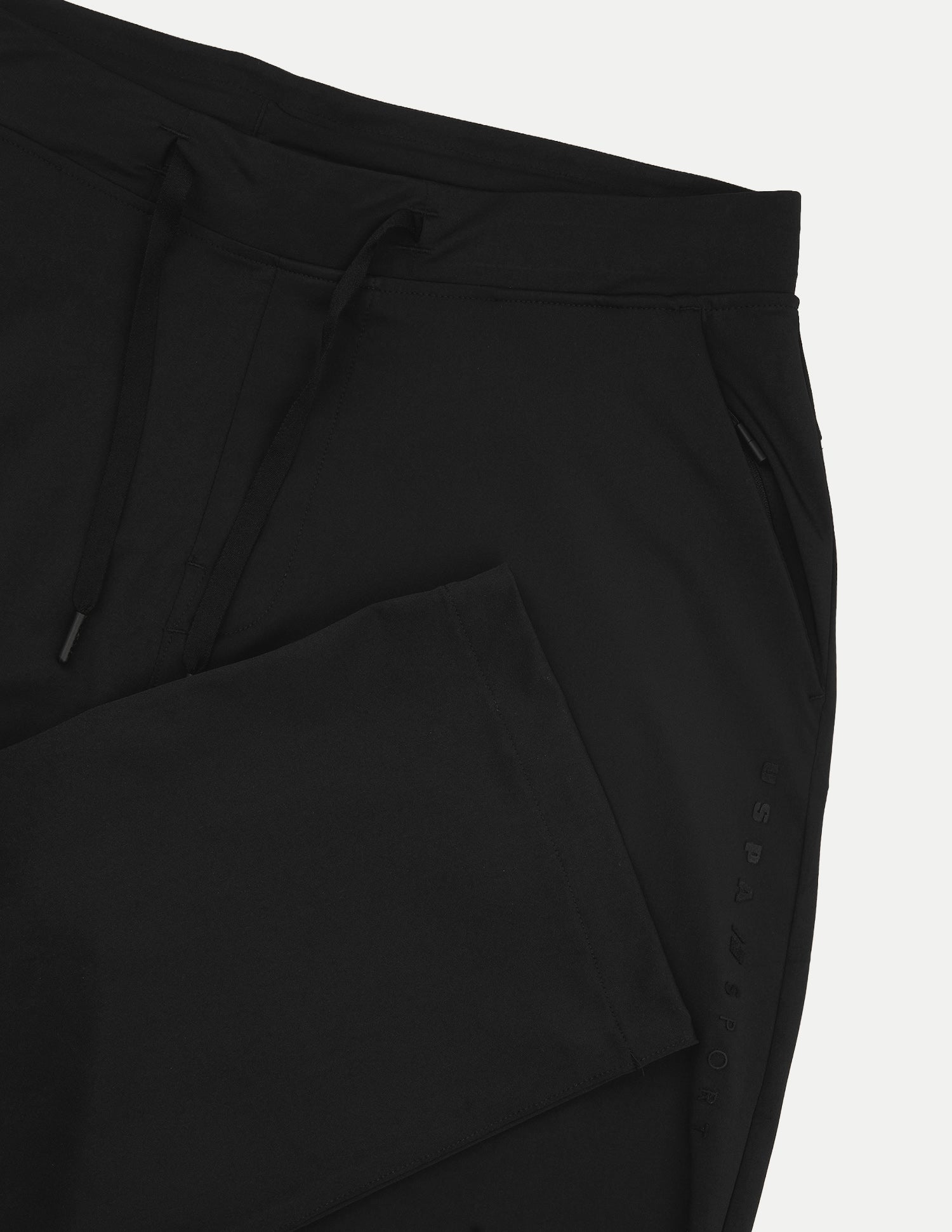 Mid Rise Regular Fit Active Track Pants Black - U.S. Polo Assn. India | Large