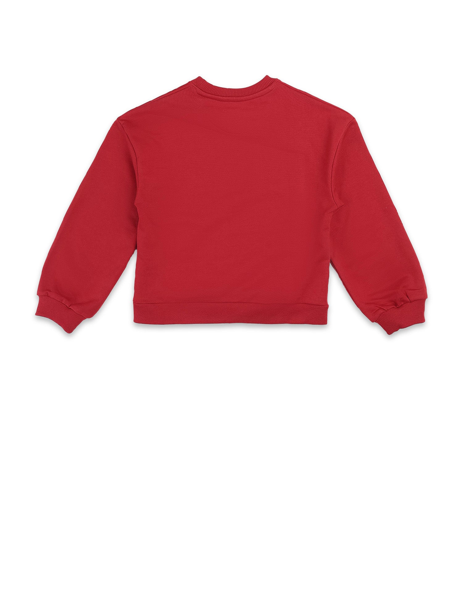 Girls Brand Printed Numeric Sweatshirt Red - U.S. POLO ASSN. | Large