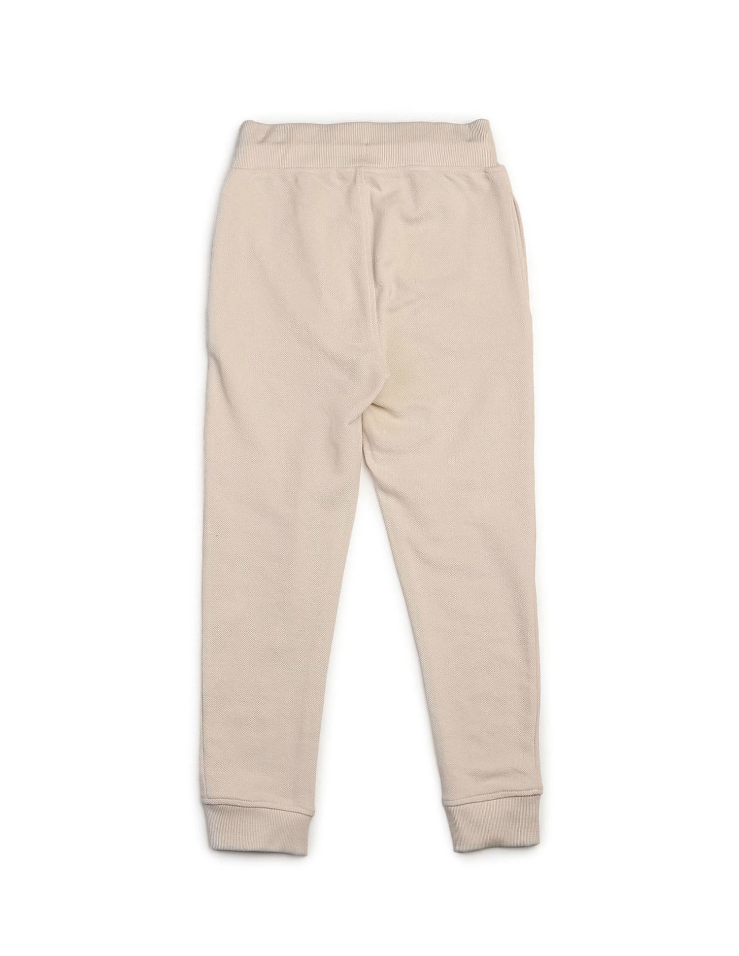 Textured Regular Fit Joggers Beige - U.S. POLO ASSN. | Large