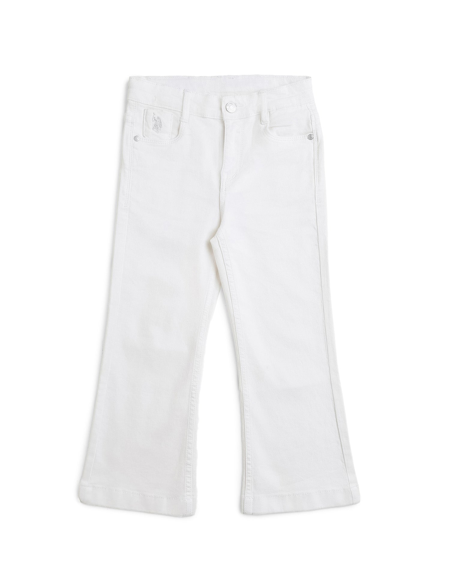 Mid Rise Bootcut Jeans White - U.S. Polo Assn. India | Large