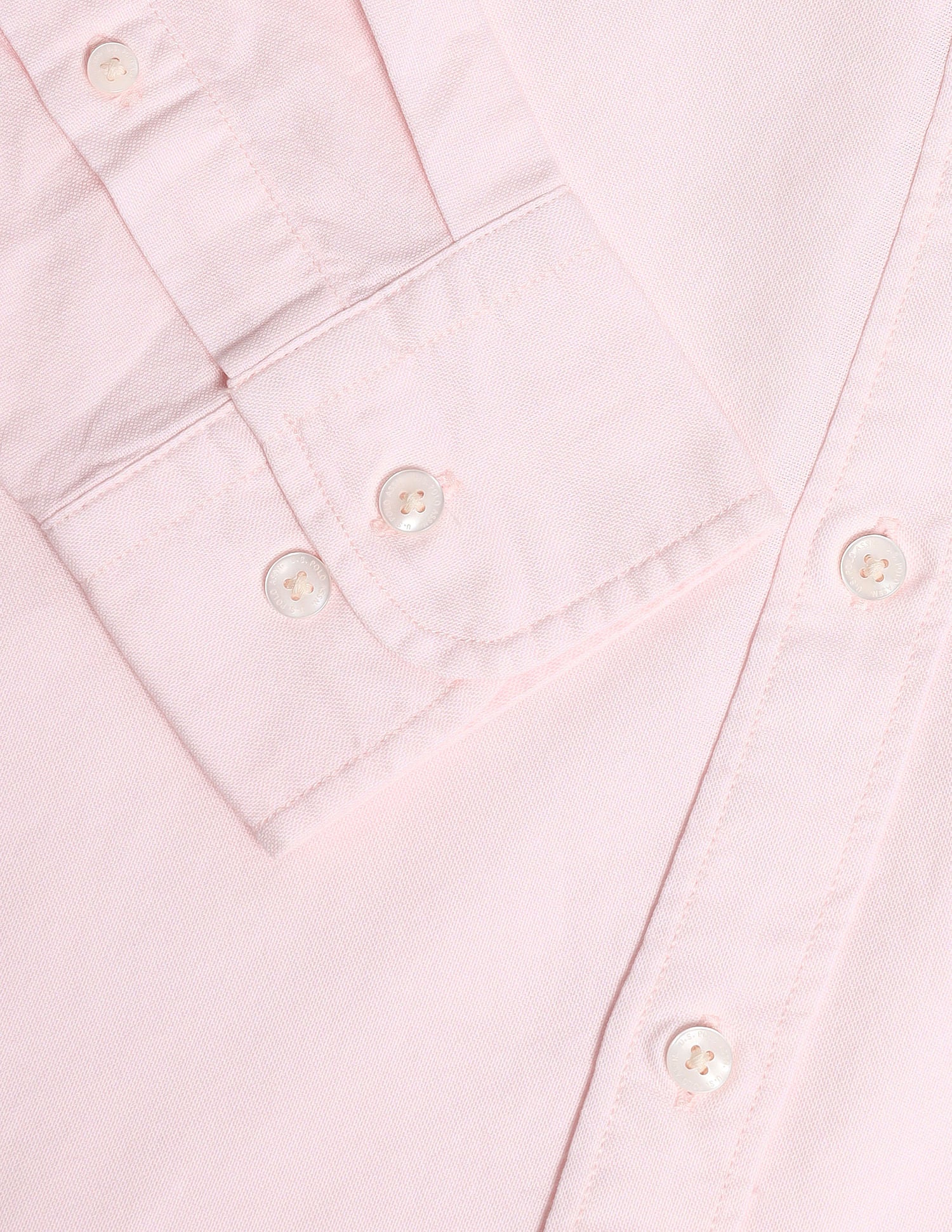 Tailored Fit Cotton Twill Shirt Light Pink - U.S. POLO ASSN. | Large