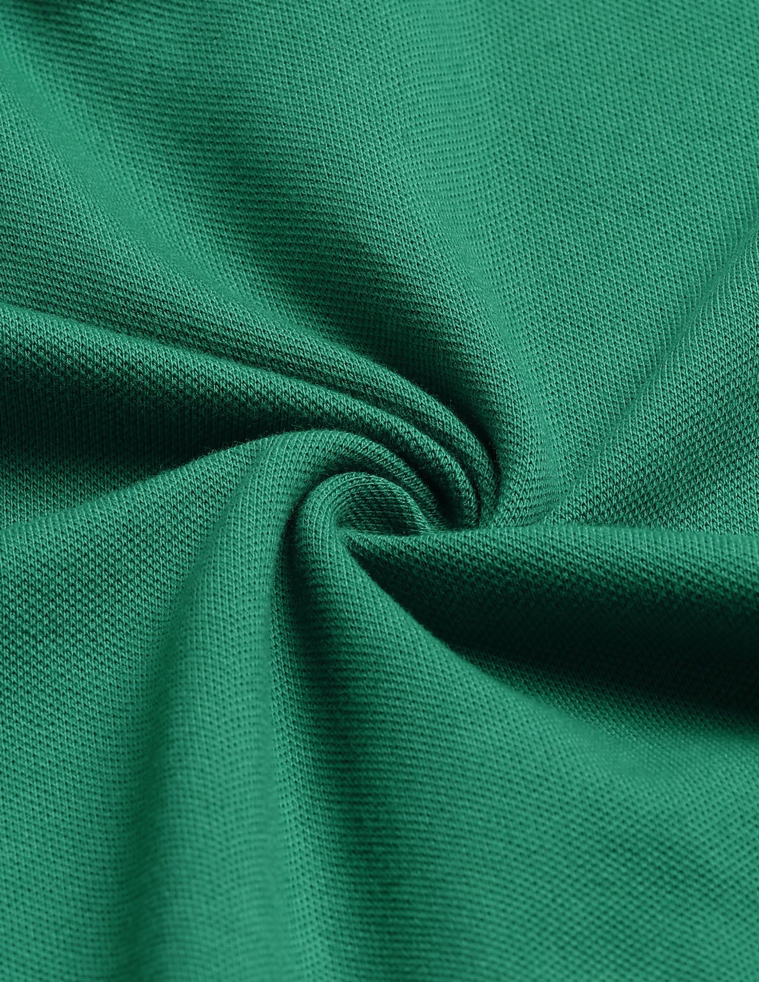 Regular Fit Solid Polo Shirt Green - U.S. Polo Assn. India | Large
