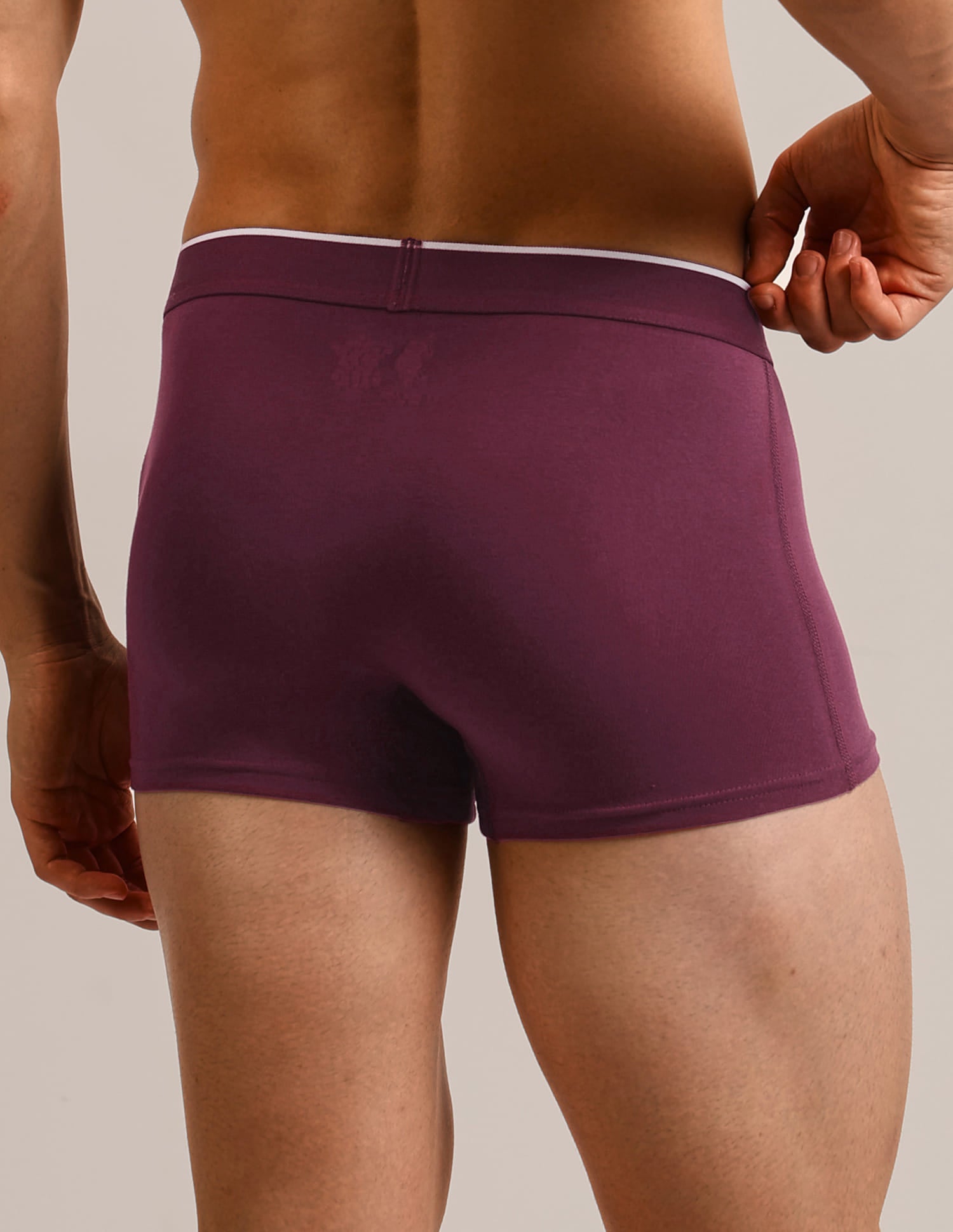 Solid Elastic Waistband ET004-P5 Trunks - Pack Of 5 Multi-colour - U.S. Polo Assn. India | Large