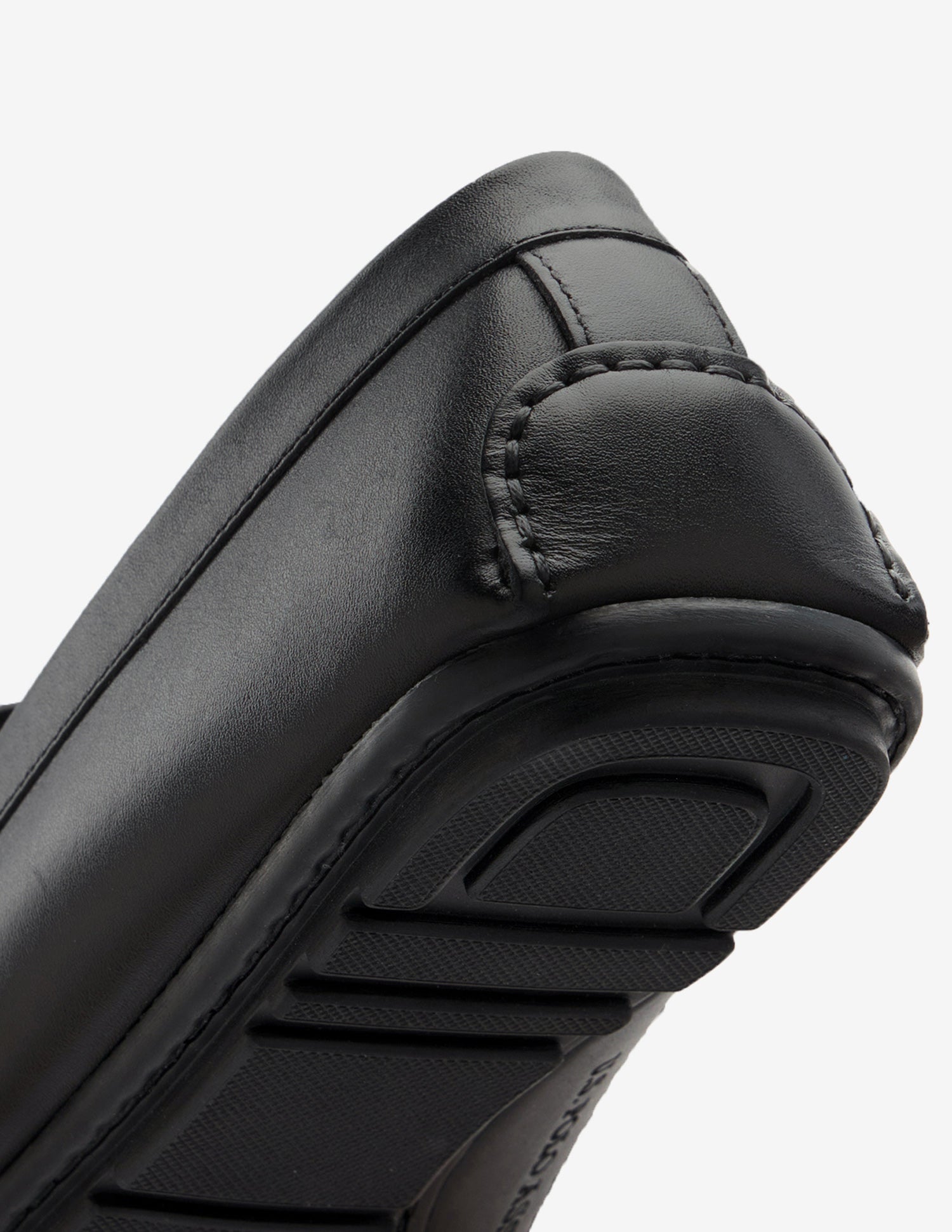 Textured Leather Alvo Loafers Black - U.S. Polo Assn. India | Large