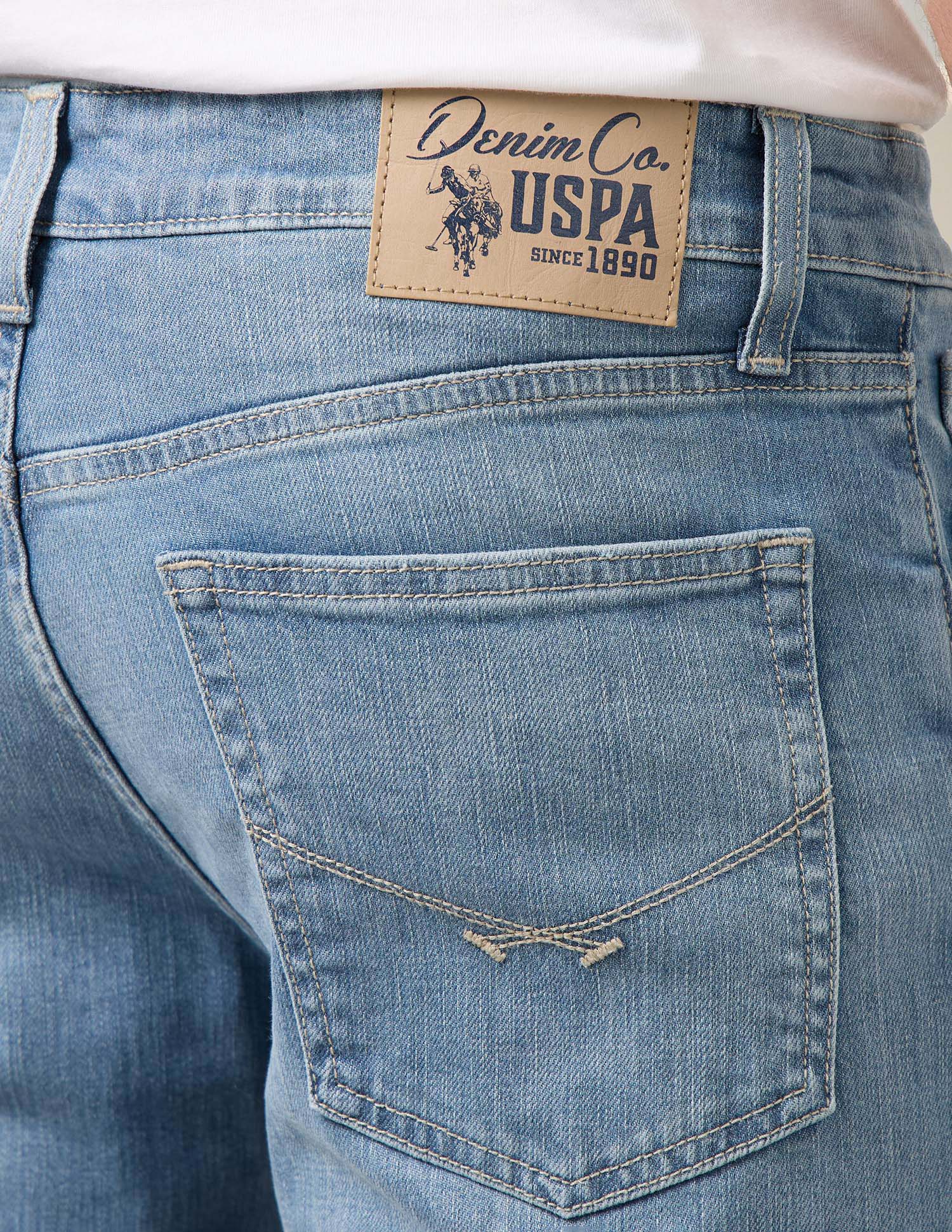 Regallo Skinny Fit Blue Jeans Blue - U.S. Polo Assn. India | Large