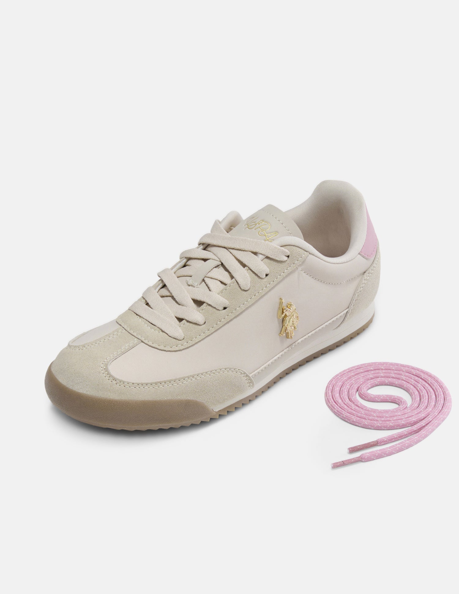 Keya Lace-Ups Sneakers Beige - U.S. Polo Assn. India | Large