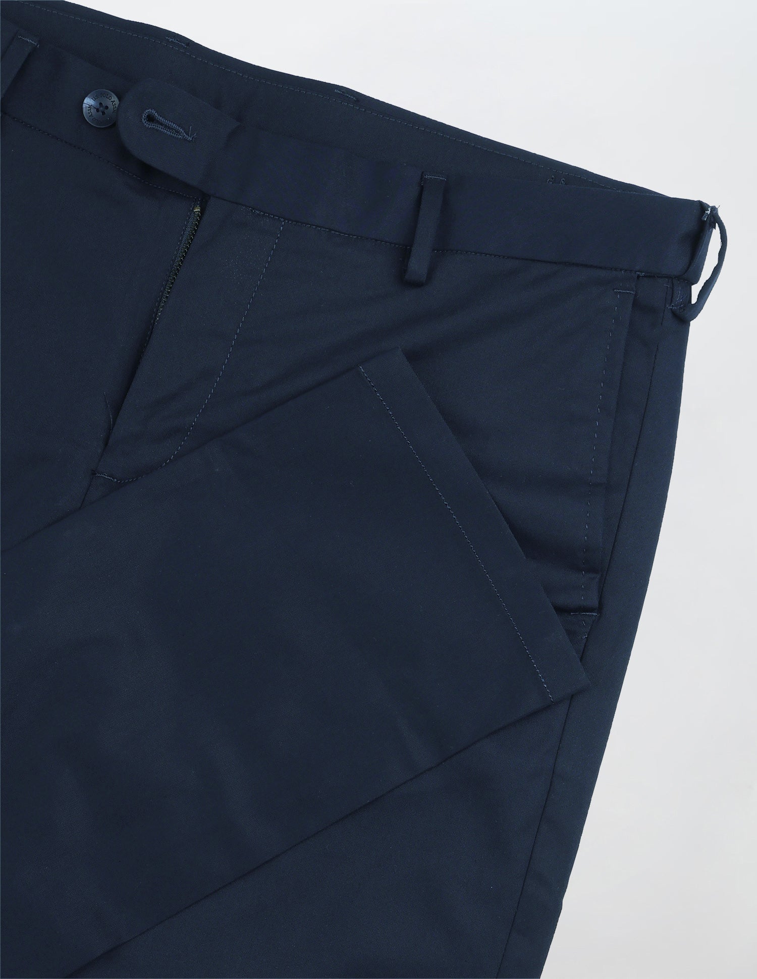 Denver Slim Fit Twill Trousers Navy - U.S. Polo Assn. India | Large