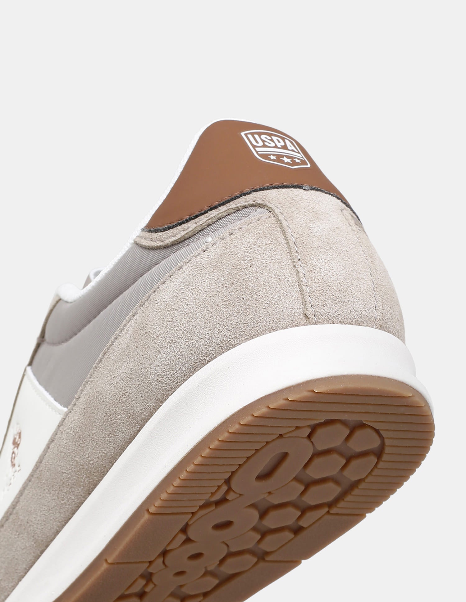 Colour Blocked Lace Ups Gallop Sneakers Beige - U.S. Polo Assn. India | Large