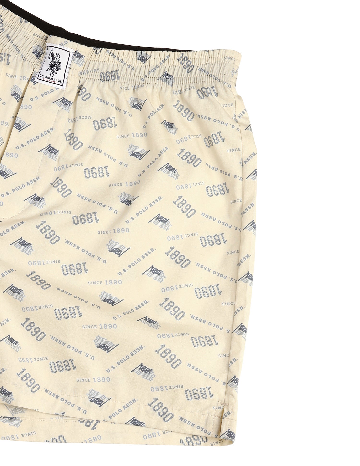 Pure Cotton Printed I657-PR Boxers - Pack Of 1 Tofu Flag - U.S. Polo Assn. India | Large