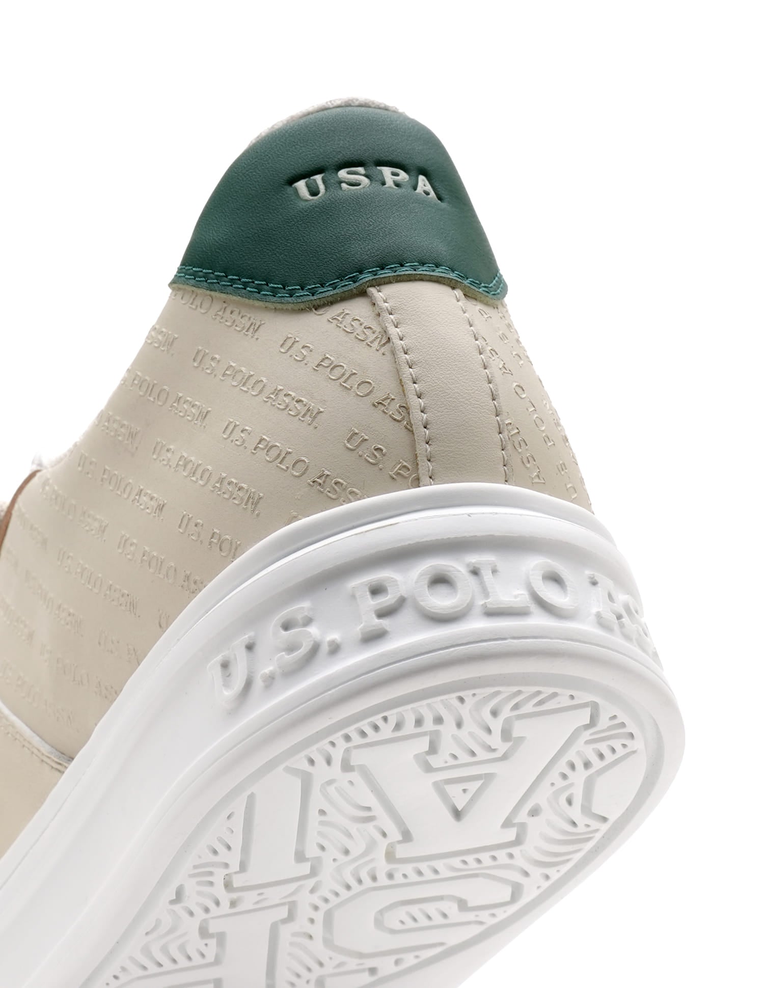 Men Cort Colourblocked Sneakers Beige - U.S. Polo Assn. India | Large