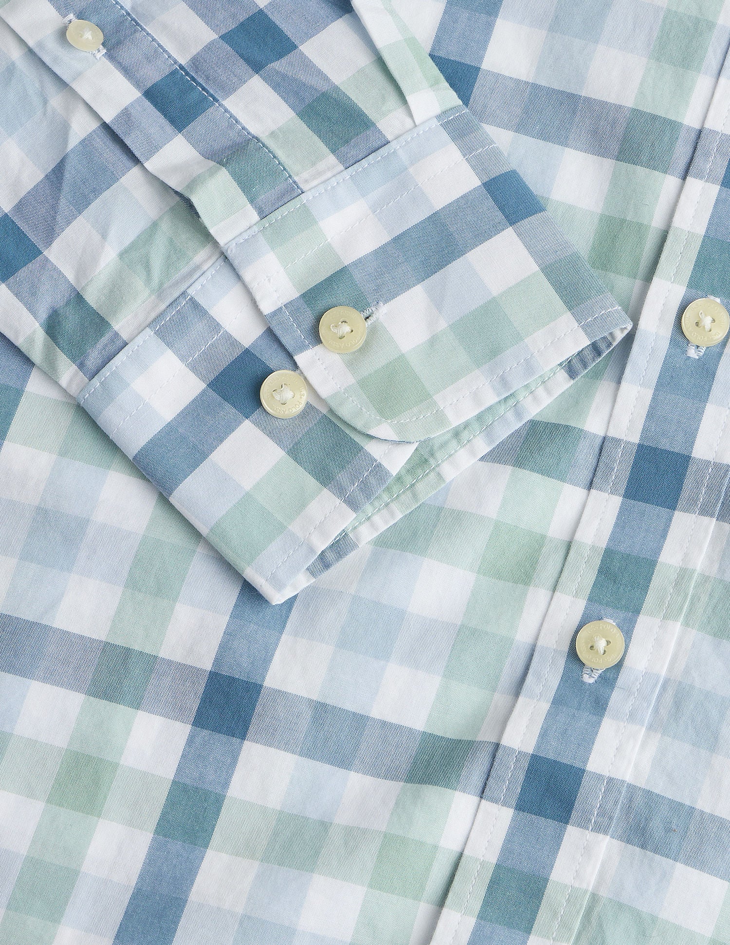Tailored Fit Checked Shirt Green - U.S. Polo Assn. India | Large