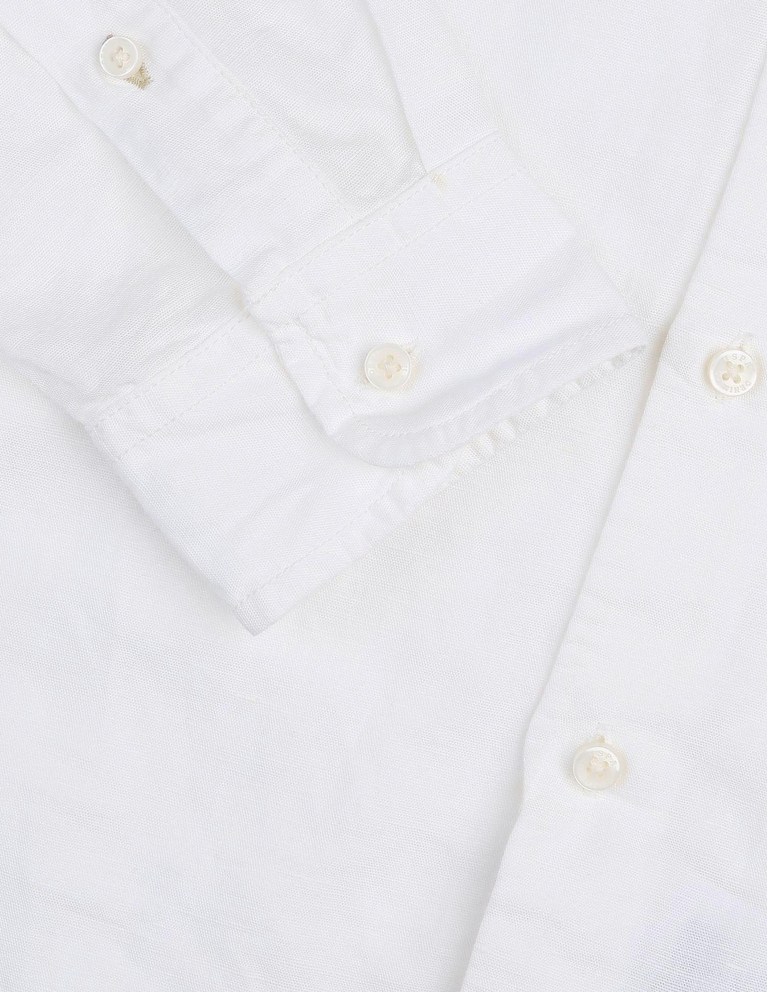 Solid Regular Fit Shirt White - U.S. POLO ASSN. | Large