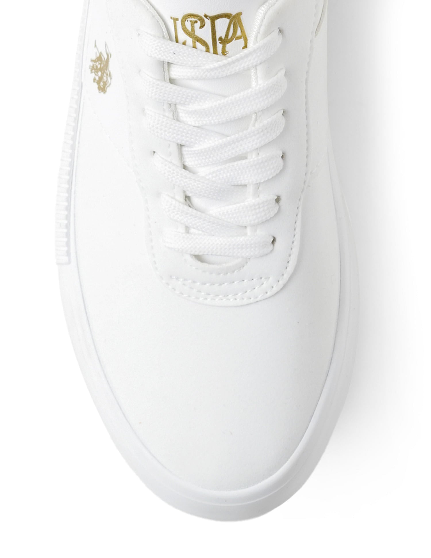Women Cordela Solid Sneakers White - U.S. Polo Assn. India | Large